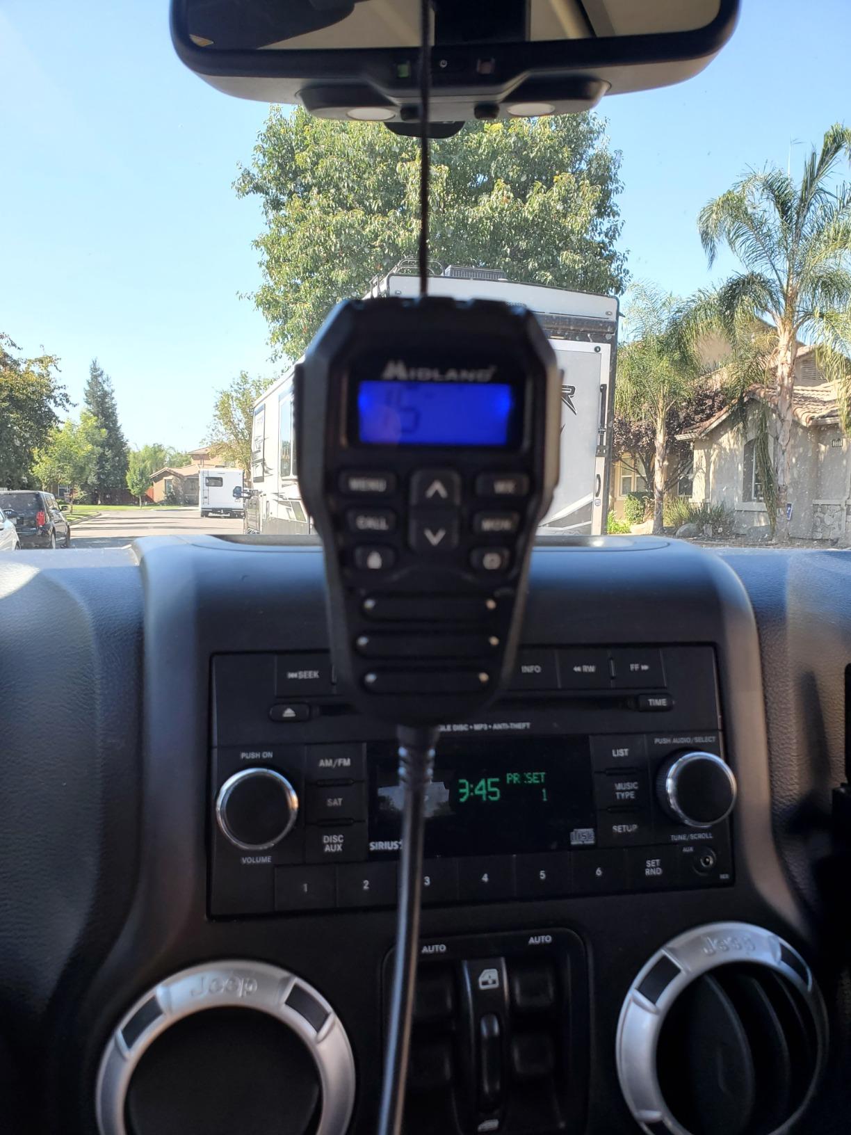 Midland MXT275 MicroMobile GMRS Radio - 15 watts Two-Way Radio with Integrated Control Microphone - Overland Caravanning Tractors - Detachable External Magnetic Mount Antenna - 8 Repeater Channels customer photo 2