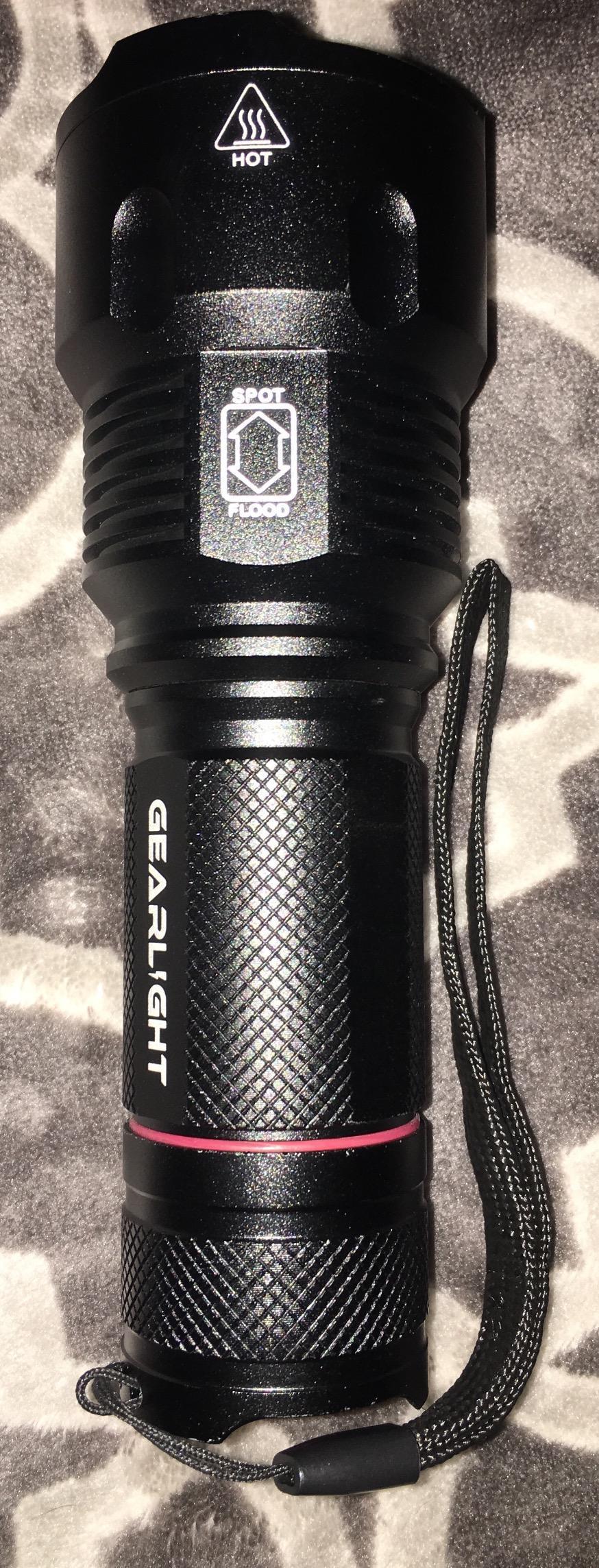 LED Flashlight High Lumens, Tactical Flashlight Battery Powered (Batteries Not Included), Bright Handheld Flashlight for Camping, Hunting, Home, Security, Hiking, Walking at Night & Emergency Use customer photo 2