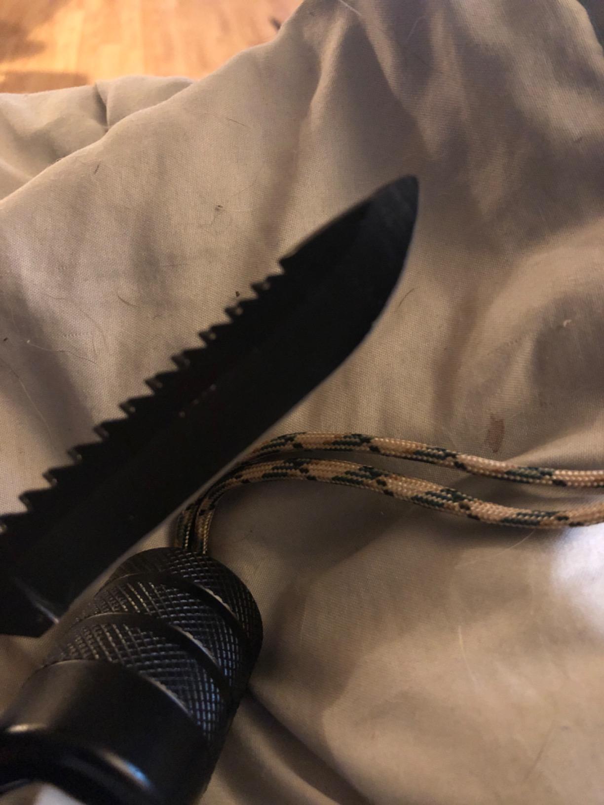 LIANTRAL Survival Camping Axe, Folding Tactical Axe Hatchet with Hammer, Nylon Sheath for Outdoor Adventures customer photo 2