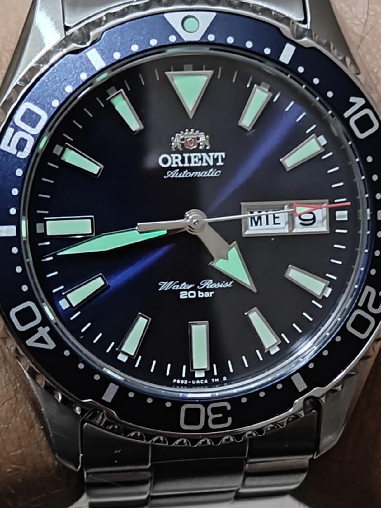 Orient Kamasu/Mako III Automatic Dive Watch - Sapphire Crystal - Screw Crown - 200m customer photo 2