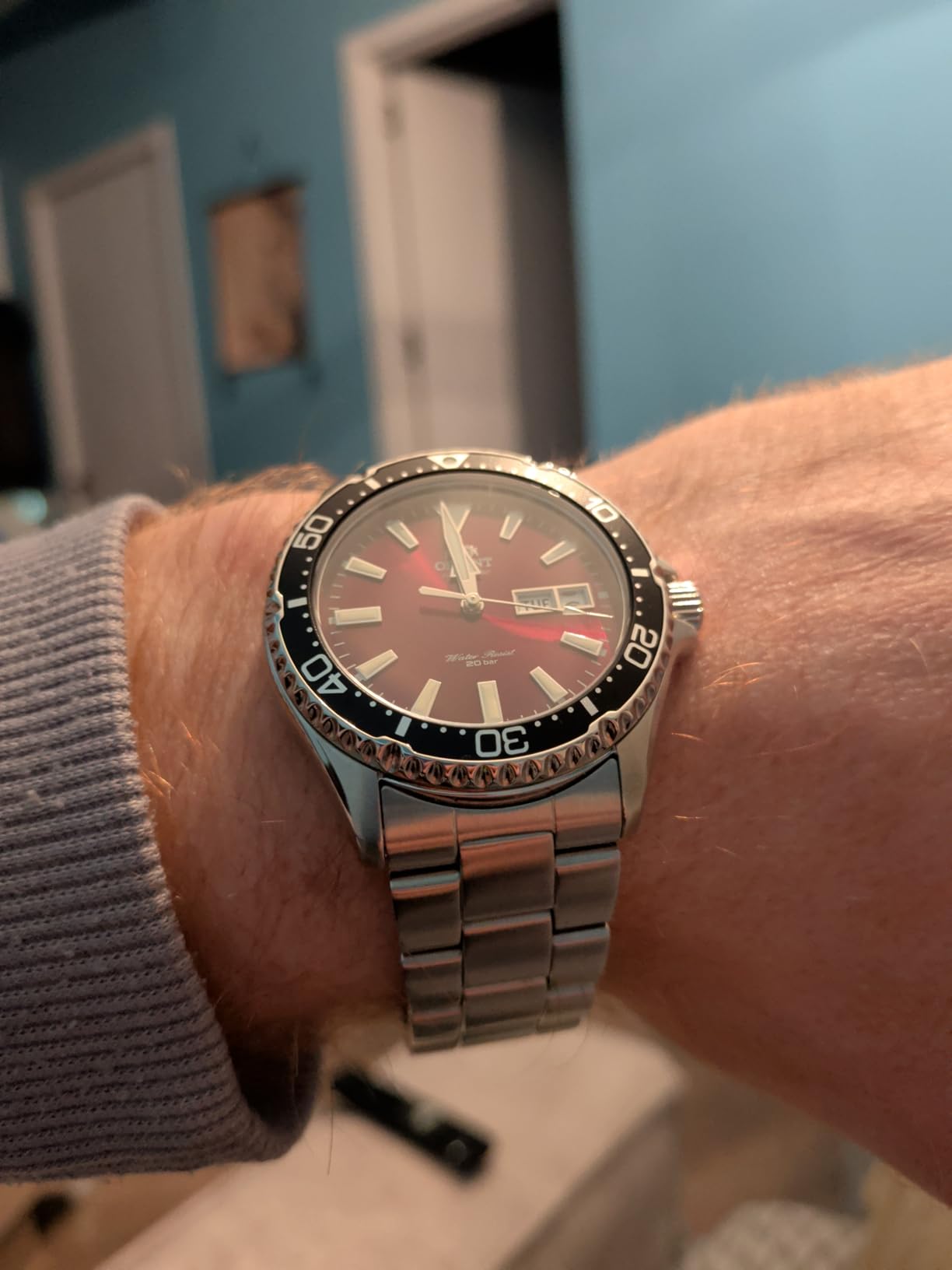 Orient Mens Automatic Diver Style Wrist Watch Kamasu, RA-AA0003R39B customer photo 1