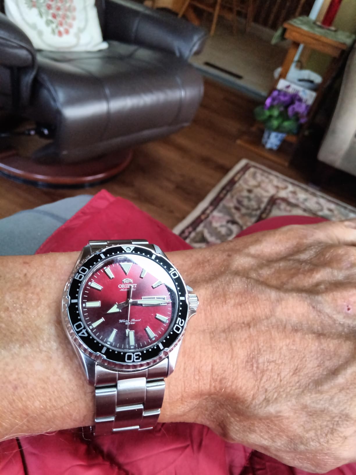 Orient Mens Automatic Diver Style Wrist Watch Kamasu, RA-AA0003R39B customer photo 2