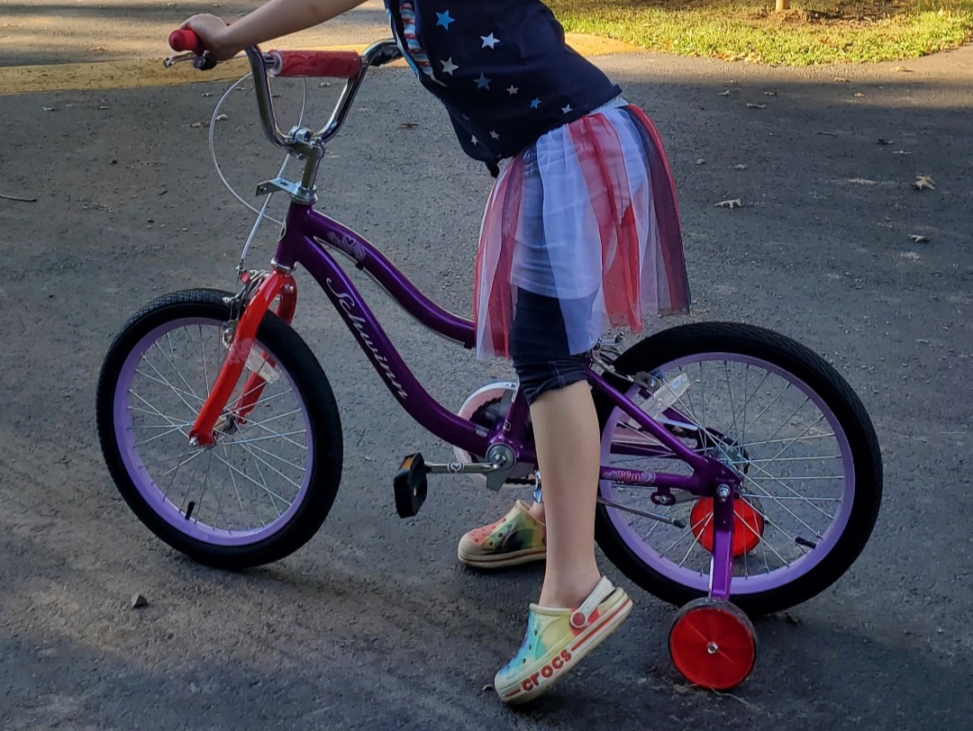 Schwinn Elm Bike, 18 Inch Bike for Kids Ages 5-9, SmartStart Ergonomic Design for Kids, Adjustable Seat Grows with your Child customer photo 2