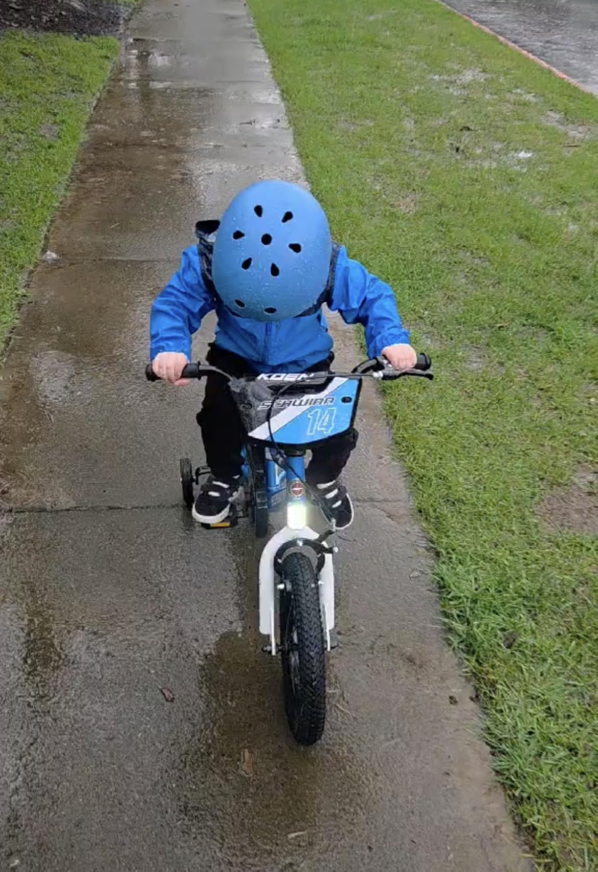 Schwinn Koen Bike, 14 Inch Bike for Kids Ages 3-4, SmartStart Ergonomic Design, Adjustable Seat, Rear Coaster Brake and Front Caliper Brake, Training Bicycle customer photo 1