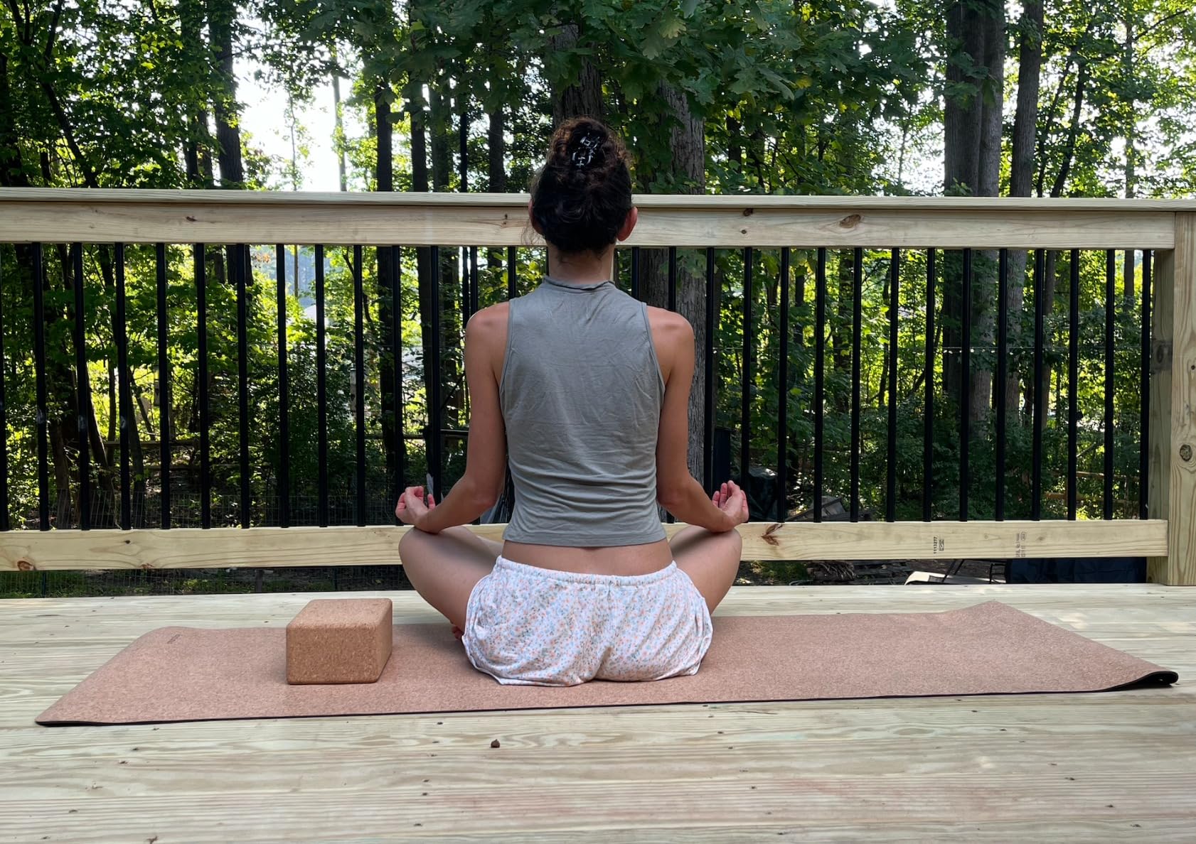 Ananday Premium Cork Yoga Mat - Sustainable, Non-Toxic & PVC-Free, Non-Slip, Perfect for Hot Yoga, Pilates & Exercise - Cushioned for Superior Comfort & Support customer photo 2