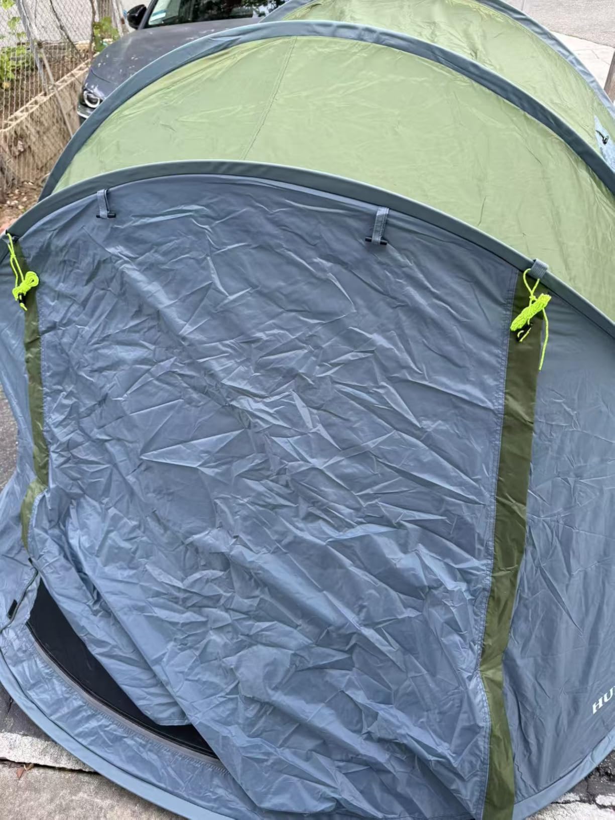 4 Person Easy Pop Up Tent, 9.5'X6.6'X52'', Waterproof, Automatic Setup, 2 Doors-Instant Family Tents for Camping, Hiking & Traveling customer photo 1