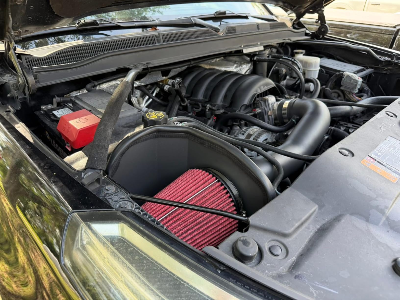 Rough Country Cold Air Intake for Chevy Silverado & GMC Sierra 1500 (2014-2018) 5.3L/6.2L - Increases Horsepower, Towing Power & Acceleration customer photo 1