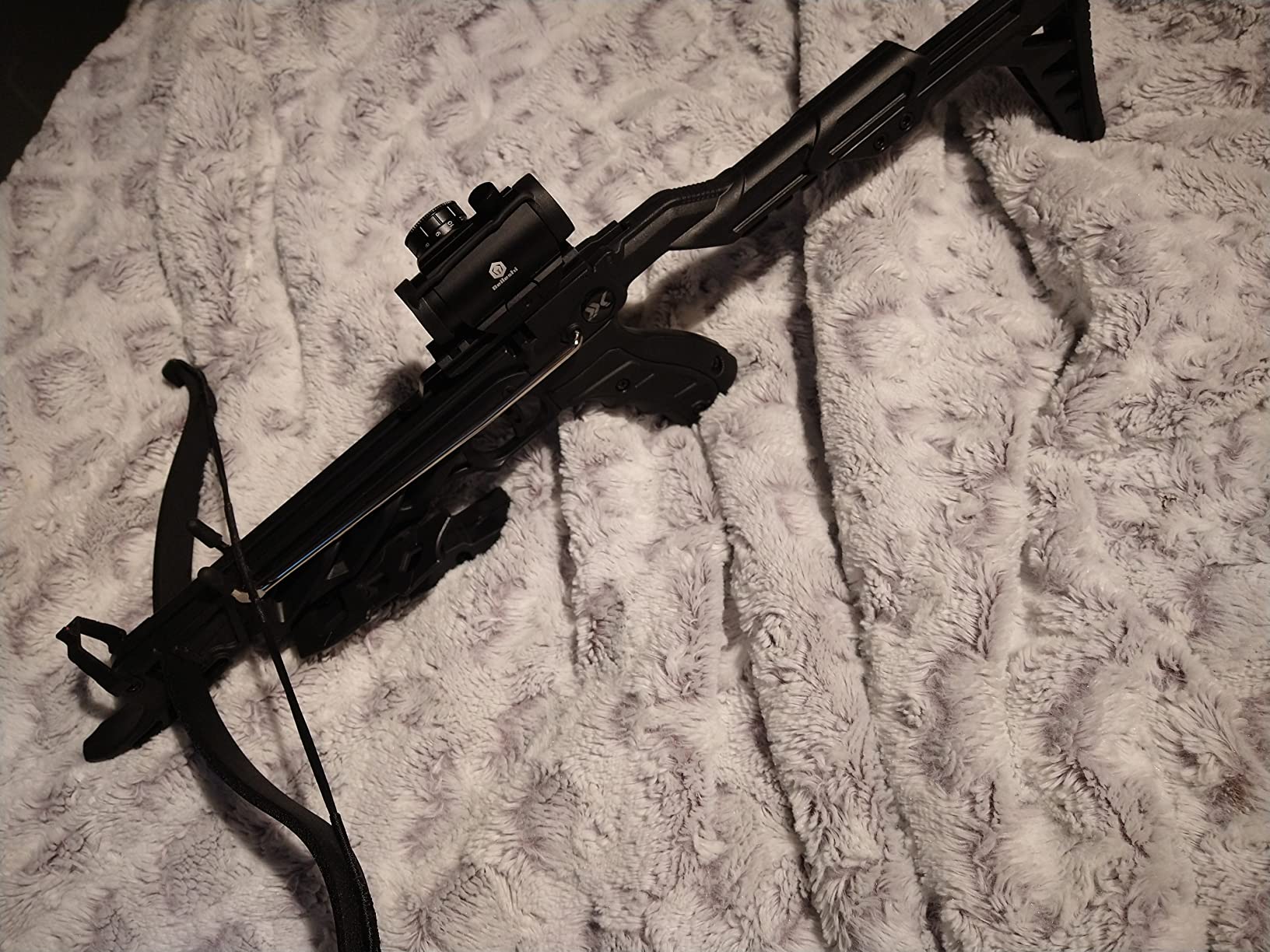 Bear X Desire XL Pistol Hunting Crossbow, Self-Cocking, Adjustable Stock up to 2.5 inch, Compact Design, Includes 3 Premium Bolts, Dependable Accuracy customer photo 1