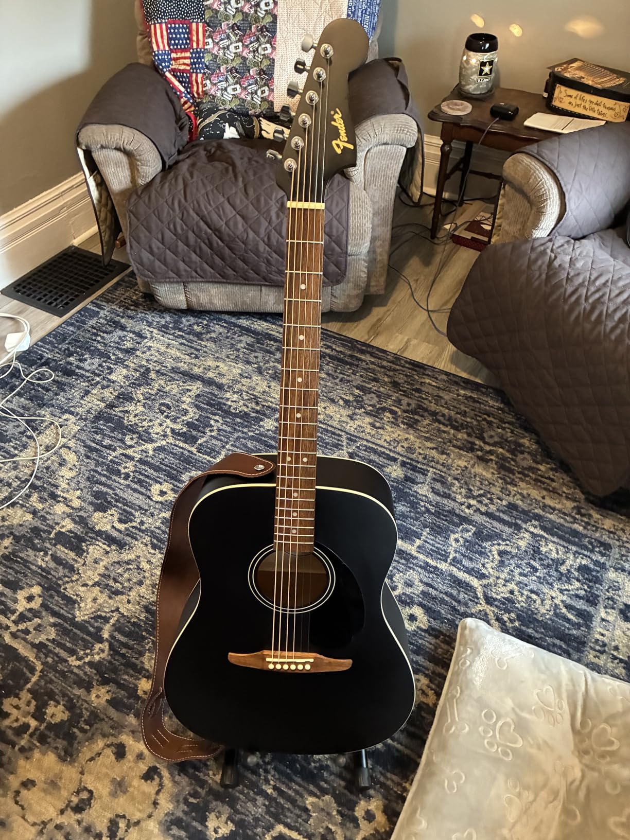 Fender California Debut Redondo Series Acoustic Guitar, Beginner Guitar, 2-Year Warranty, Natural customer photo 2
