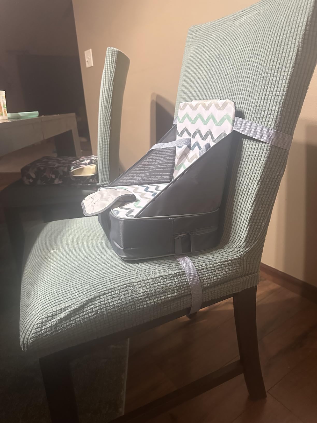 Nuby Easy Go Booster Seat for Kitchen Chair - Travel Booster Seat for Babies and Toddlers customer photo 2