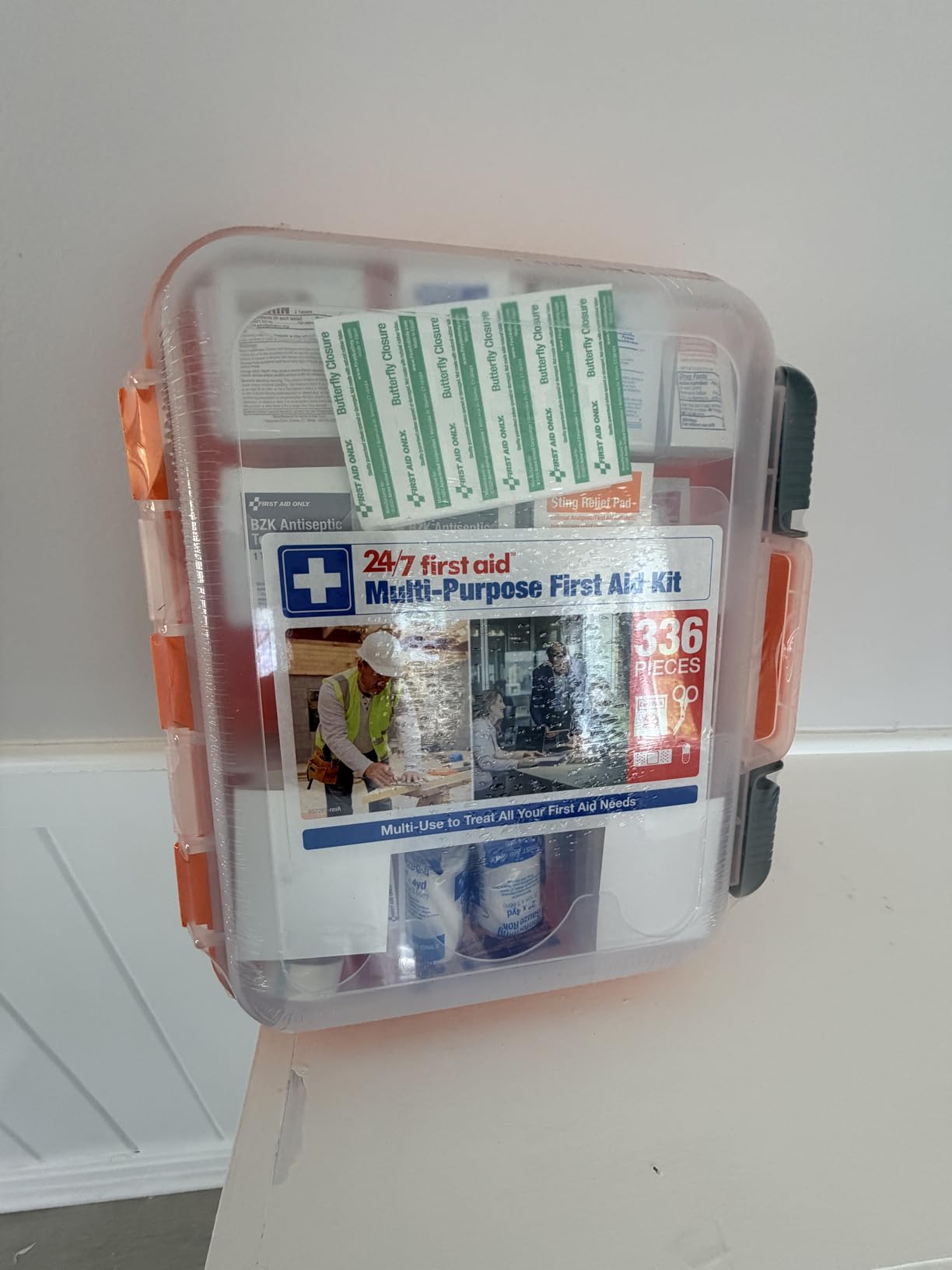 24/7 First Aid OSHA Compliant First aid Kit, All-Purpose 100-Person Emergency First Aid Kit - 336 Pieces customer photo 2