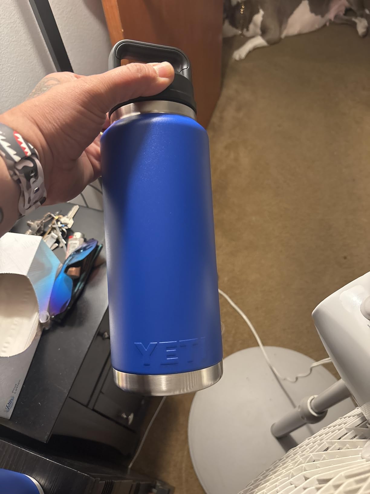 YETI Rambler 36 oz Bottle, Vacuum Insulated, Leakproof, Stainless Steel with Chug Cap | Vacuum Insulated, Leakproof, with Chug Cap customer photo 1
