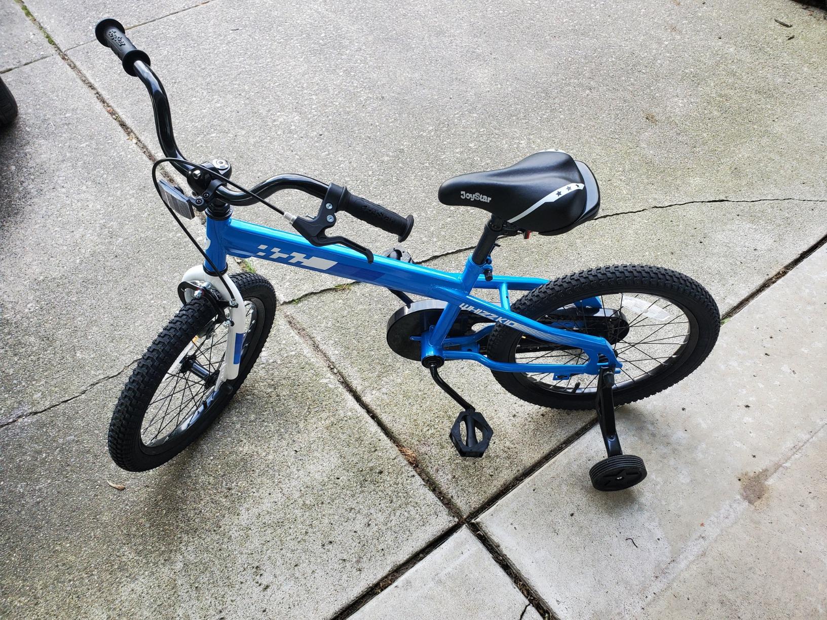 JOYSTAR Whizz Kids Bike 12 14 16 18 Inch Kids' Bicycle for Toddler and Kids Ages 2-9 Years Old, BMX Style Boys Bike with Training Wheels customer photo 2