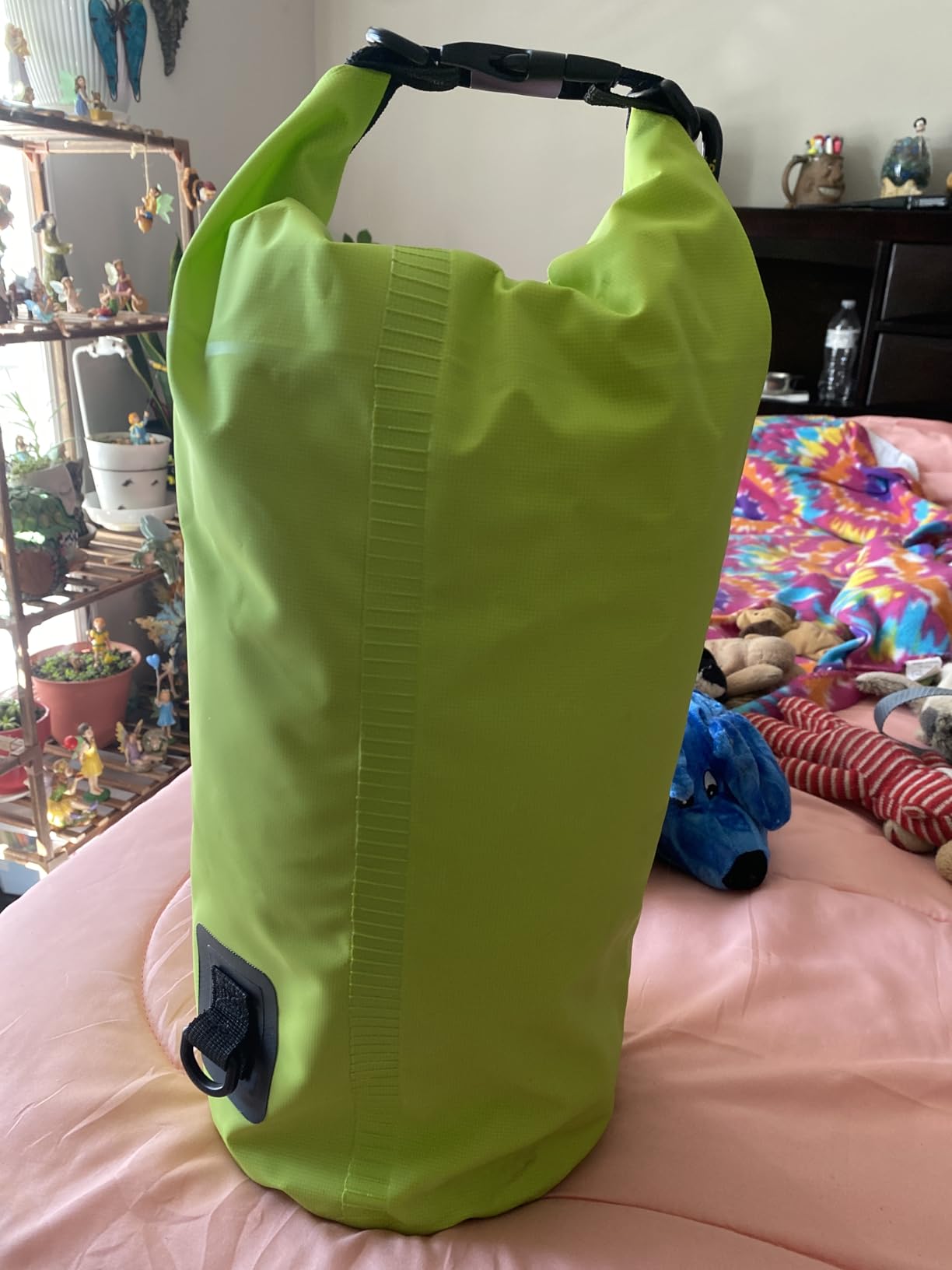 HEETA Waterproof Dry Bag for Women Men, 5L/10L/20L/30L/40L Roll Top Lightweight Dry Storage Bag Backpack with Emergency Whistle for Travel, Kayaking, Boating, Camping, Beach, Cruise Ship Essentials customer photo 1