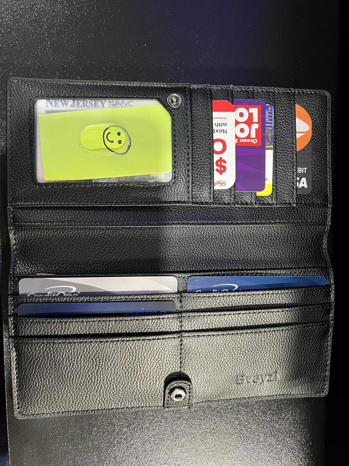 Ultra Slim Thin Leather RFID Blocking Credit Card Holder Bifold Clutch Wallets for Women customer photo 1