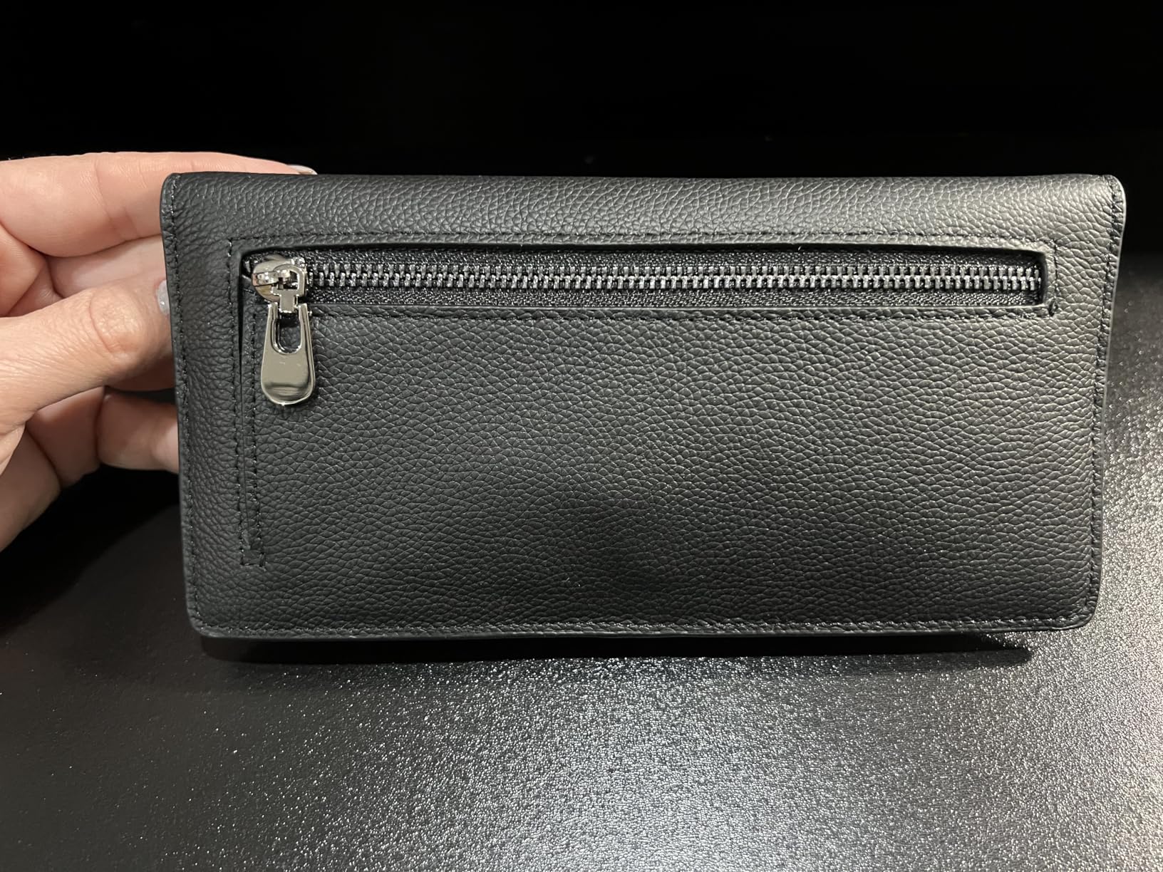 Ultra Slim Thin Leather RFID Blocking Credit Card Holder Bifold Clutch Wallets for Women customer photo 2