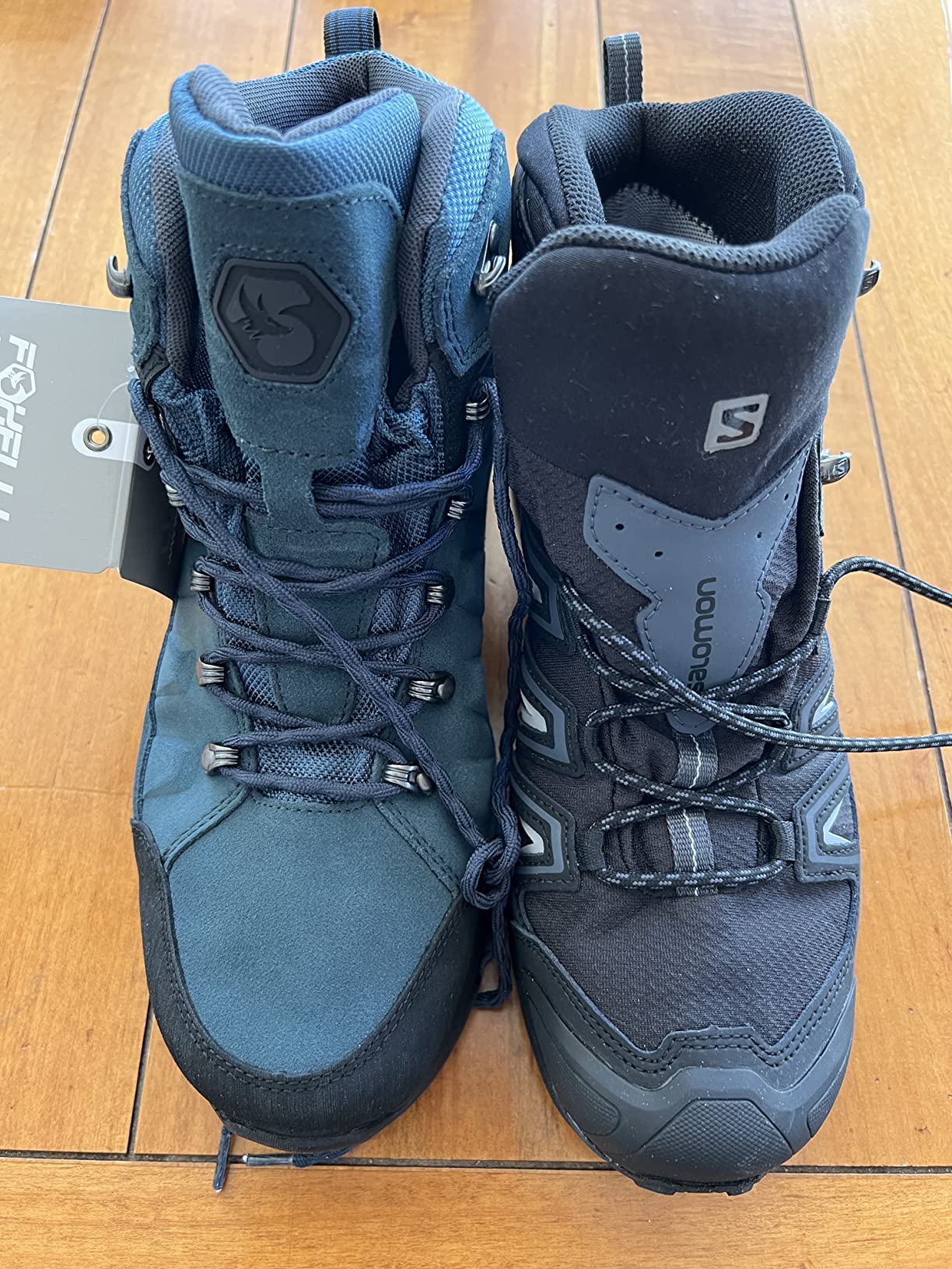 Foxelli Men's Hiking Boots - Waterproof Breathable & Lightweight Suede Leather customer photo 1