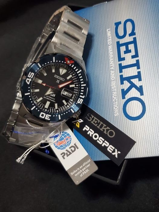 SEIKO SRPE27 Automatic Dive Watch for Men - Prospex PADI Special Edition - LumiBrite Hands, Elapsed Timing Bezel - Water Resistant 200M customer photo 1