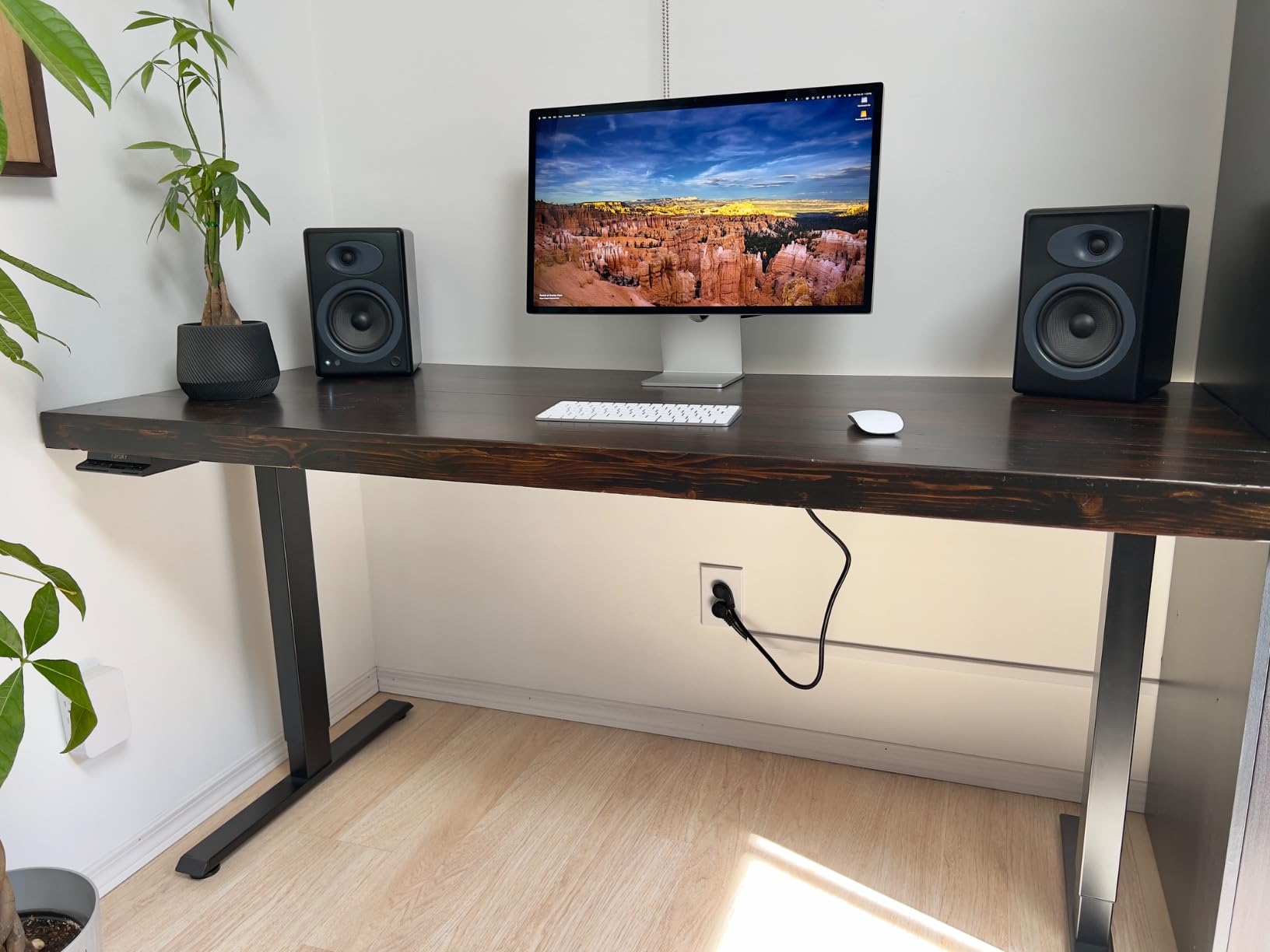 TOPSKY Dual Motor Electric Standing Desk Frame, Height Adjustable Sit Stand Base for Home Office, Fits Table Tops up to 70.8 x 31.5 Inch, 225 lb Capacity (Black, Without Stand) customer photo 2