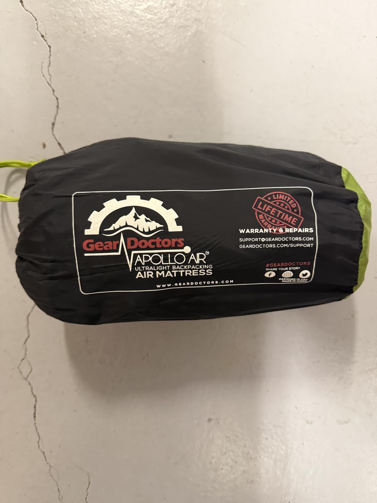 Gear Doctors ApolloAir 5.2 R-Value Ultralight Insulated Inflatable Camping Sleeping Pad - Backpacking Sleeping Pad- Camping Mattress Compact Lightweight for Hiking customer photo 1