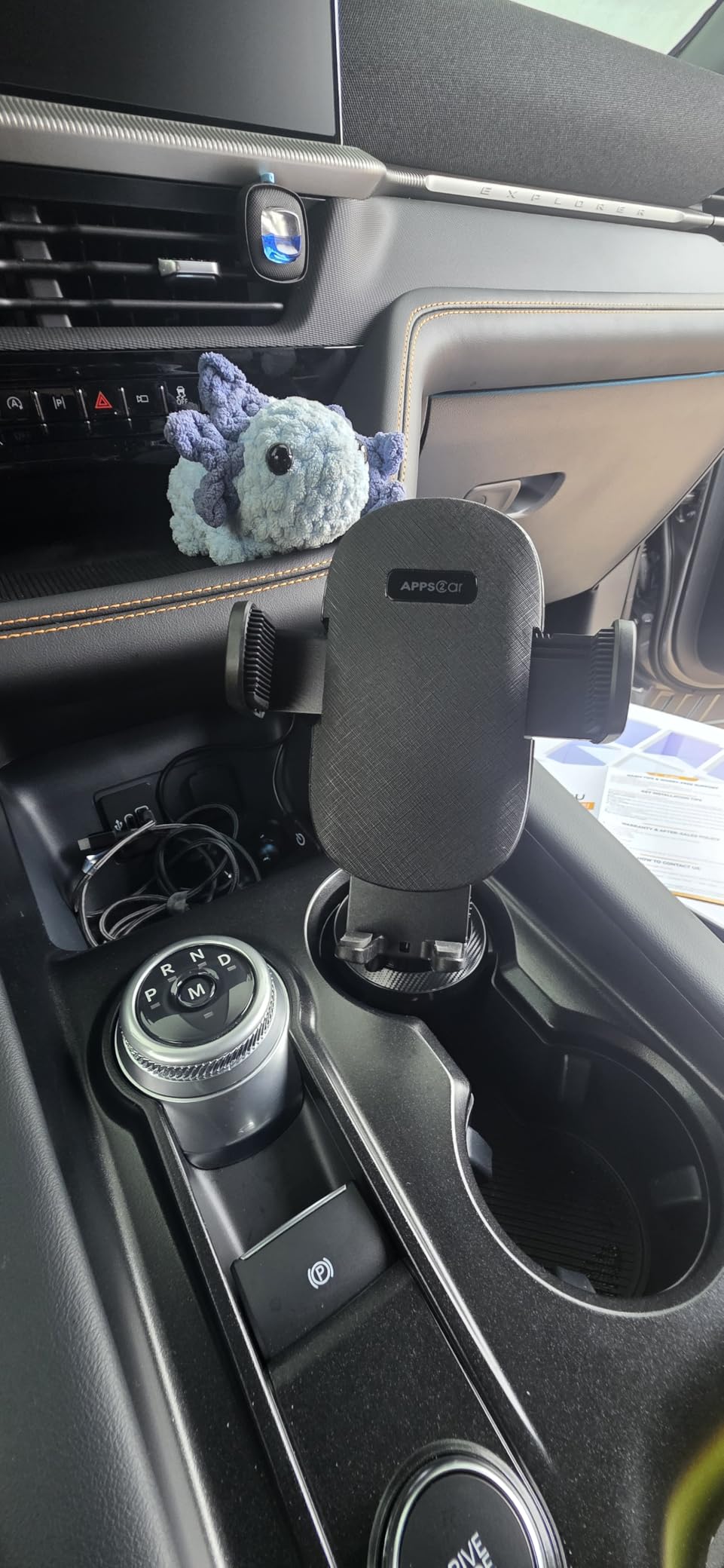 APPS2Car Universal Car Cup Phone Holder | Quick Extension Long Arm | 360° Swivel | Adjustable for iPhone, Samsung, Google, and All Smartphones | Stable & No Shake Design customer photo 2