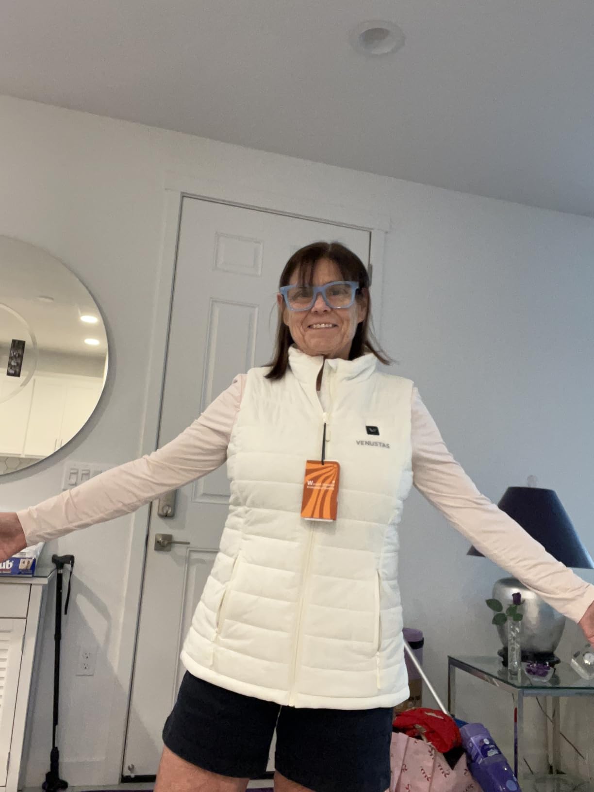 Venustas Women's Heated Vest with Battery, Lightweight Quilted Vest for Women customer photo 2
