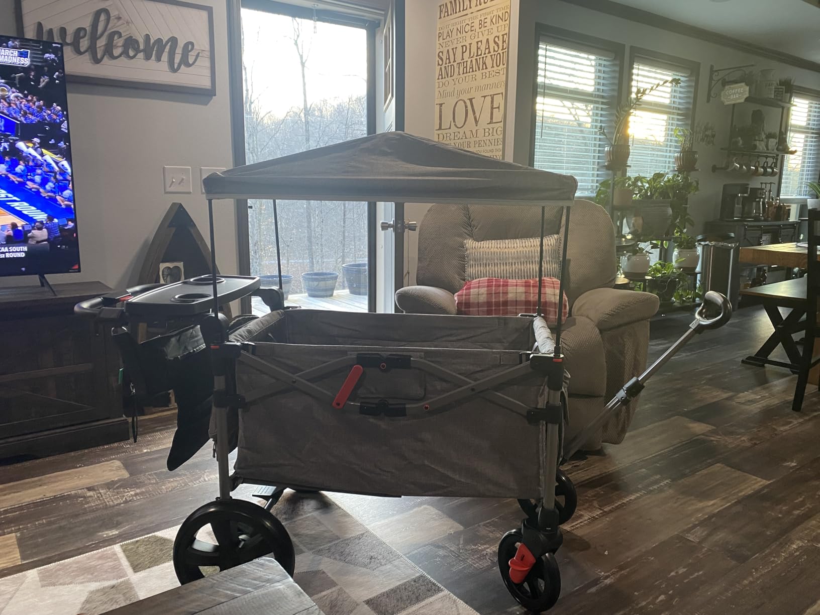 EVER ADVANCED Foldable Wagons for Two Kids & Cargo customer photo 1