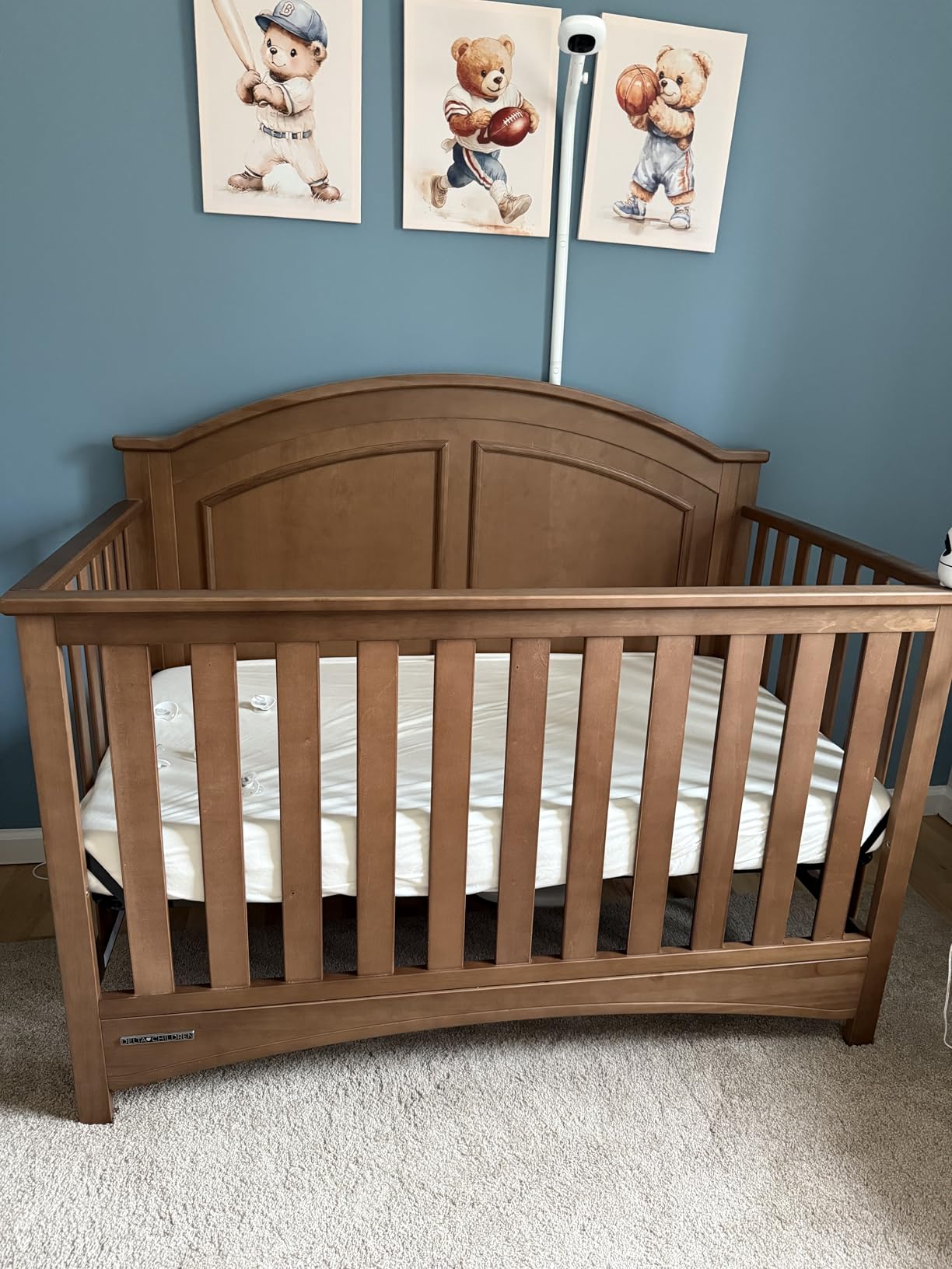 Delta Children Perry 6-in-1 Convertible Crib - Greenguard Gold Certified, Bianca White customer photo 2