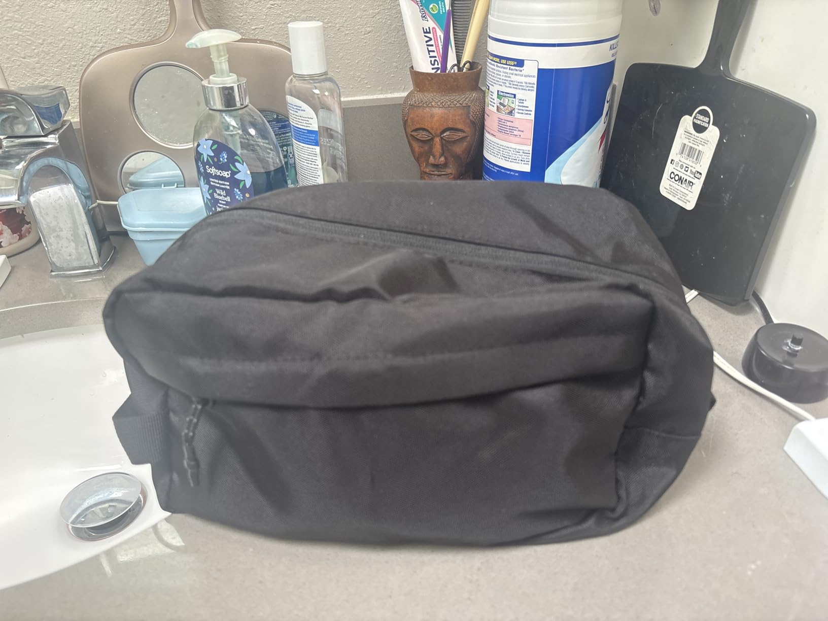 Vorspack Travel Toiletry Bag for Men - Hanging Toiletries Bag Water Resistant Travel Bag for Toiletries Accessories customer photo 2