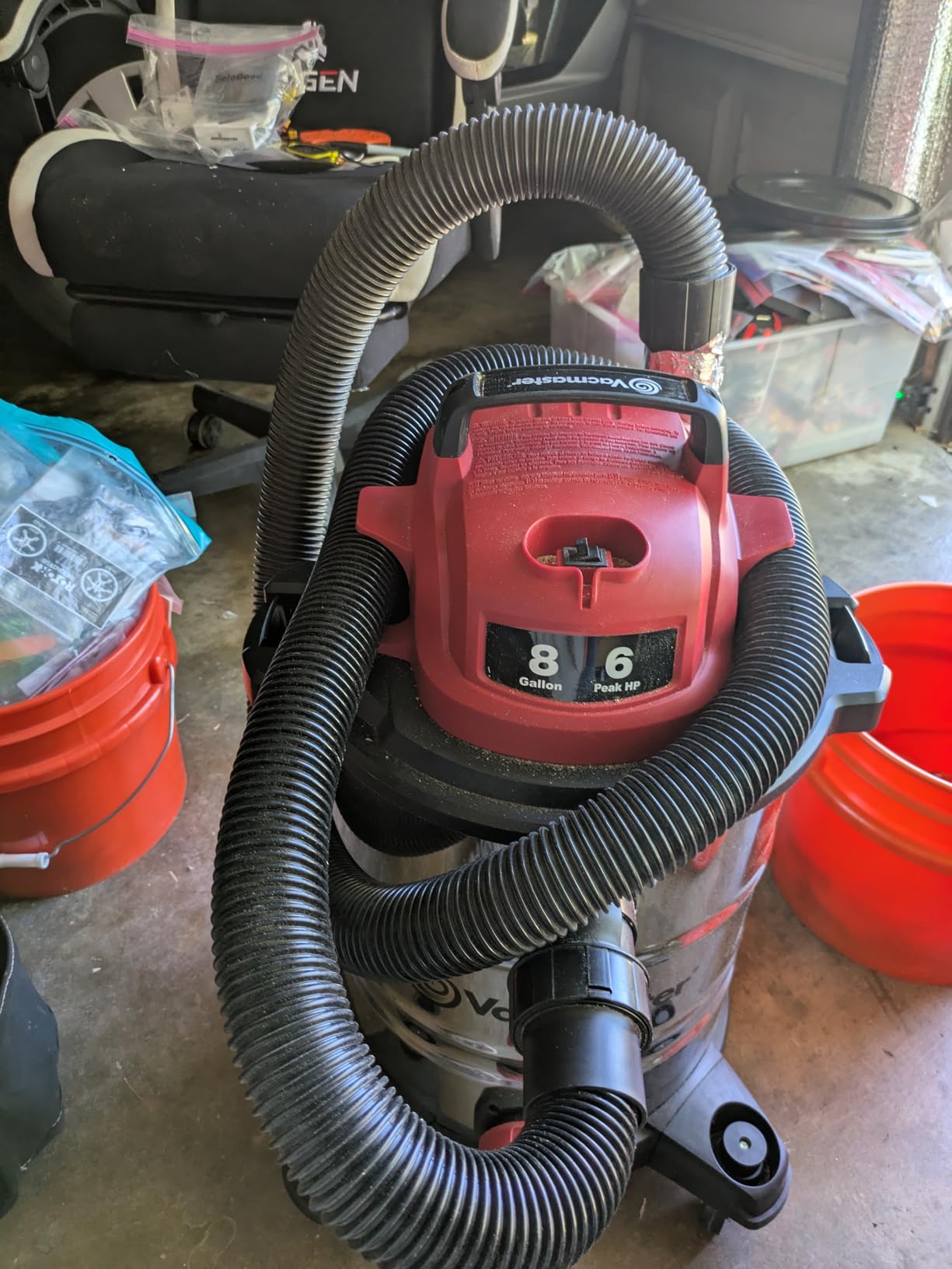 Vacmaster 5-Gallon 4 Peak HP Stainless Steel Wet/Dry Vacuum - VOC508S customer photo 1