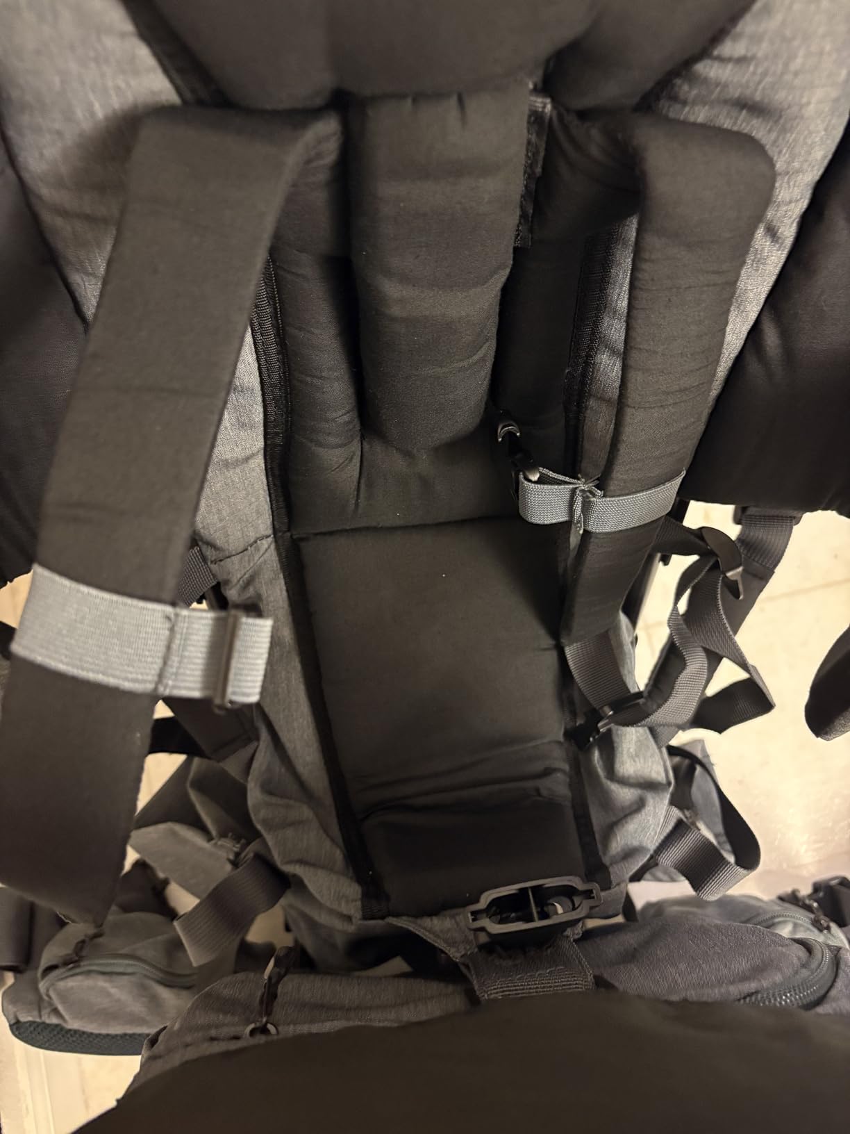 ClevrPlus Urban Explorer Child Carrier Hiking Baby Backpack, Marine Blue customer photo 2