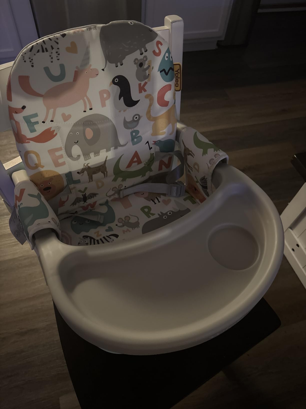 YOLEO Baby High Chair Booster Seat for Dining Table, Foldable High Chairs with Adjustable Heights customer photo 1