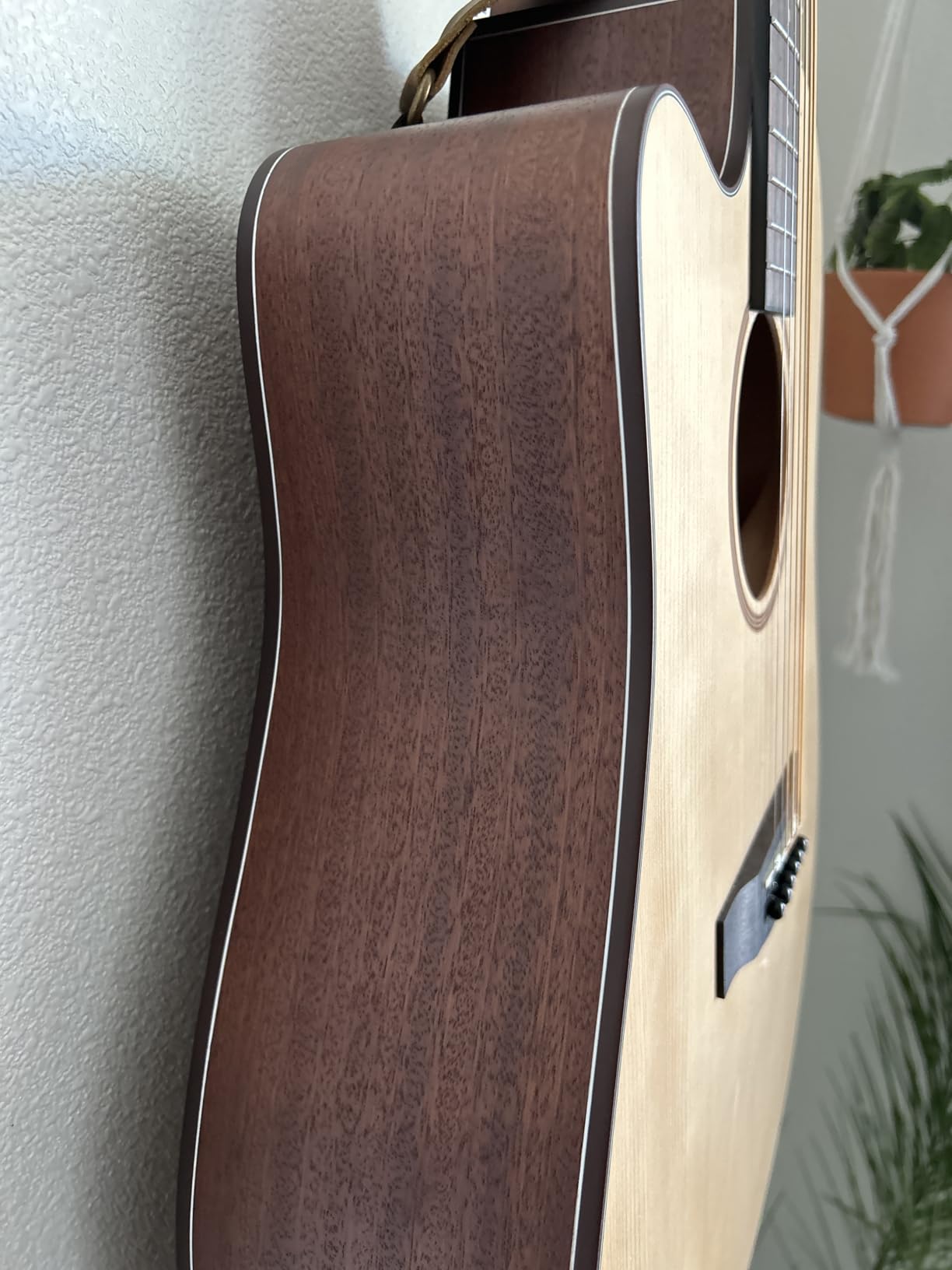 Donner 3/4 Acoustic Guitar Kit 36 Inch Dreadnought Acustica Guitarra Bundle for Beginner Adult Youth Travel With Steel String Spruce Wood Gig Bag Tuner Pickguard customer photo 1