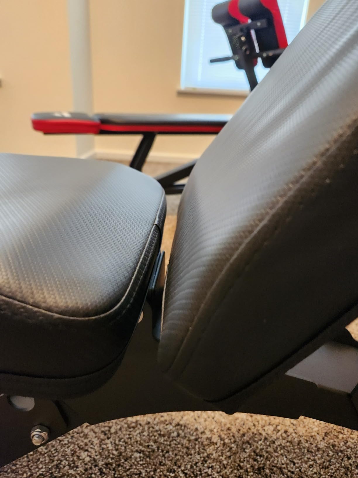 FLYBIRD WB7 Weight Bench, Commercial Grade Adjustable Weight Bench - 1300LBS Workout Bench for Home Gym, Flat Incline Bench Press Heavy Duty Bench with 34 inch Extra-Long Backrest and Easy-Roll Wheels customer photo 2