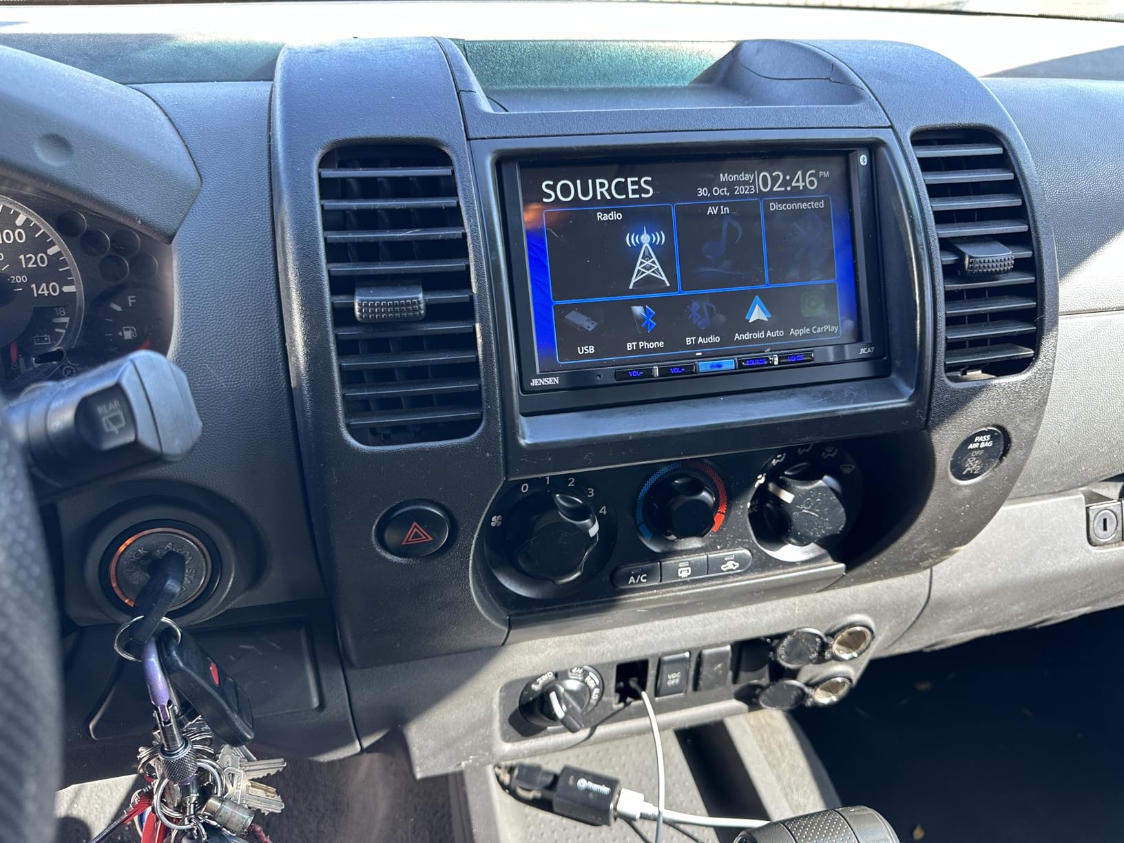 JENSEN J1CA7 7-inch Certified Apple CarPlay Android Auto | Double DIN Touchscreen Car Stereo Radio | Bluetooth Hands Free Calling & Music Streaming | Backup Camera Input | USB Playback & Charging customer photo 1