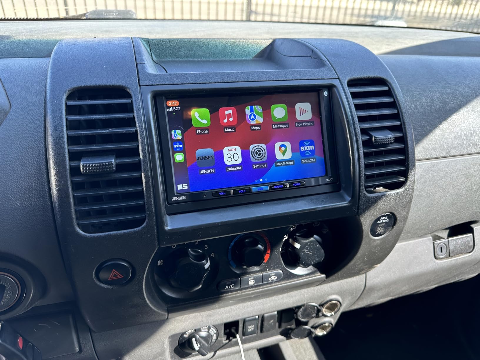 JENSEN J1CA7 7-inch Certified Apple CarPlay Android Auto | Double DIN Touchscreen Car Stereo Radio | Bluetooth Hands Free Calling & Music Streaming | Backup Camera Input | USB Playback & Charging customer photo 2