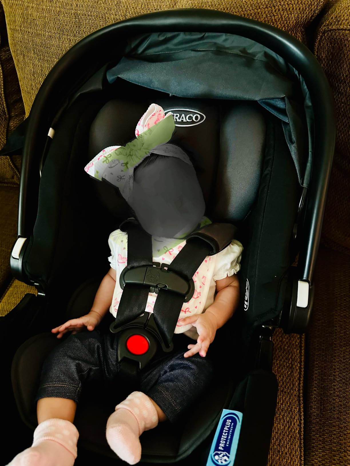 Graco SnugRide SnugFit DLX Infant Car Seat, Baby Car Seat with Anti Rebound Bar for Extra Safety, SnugLock Easy Install Carseat, Baby Registry Must Have, Gift for New Parents, Maison customer photo 2
