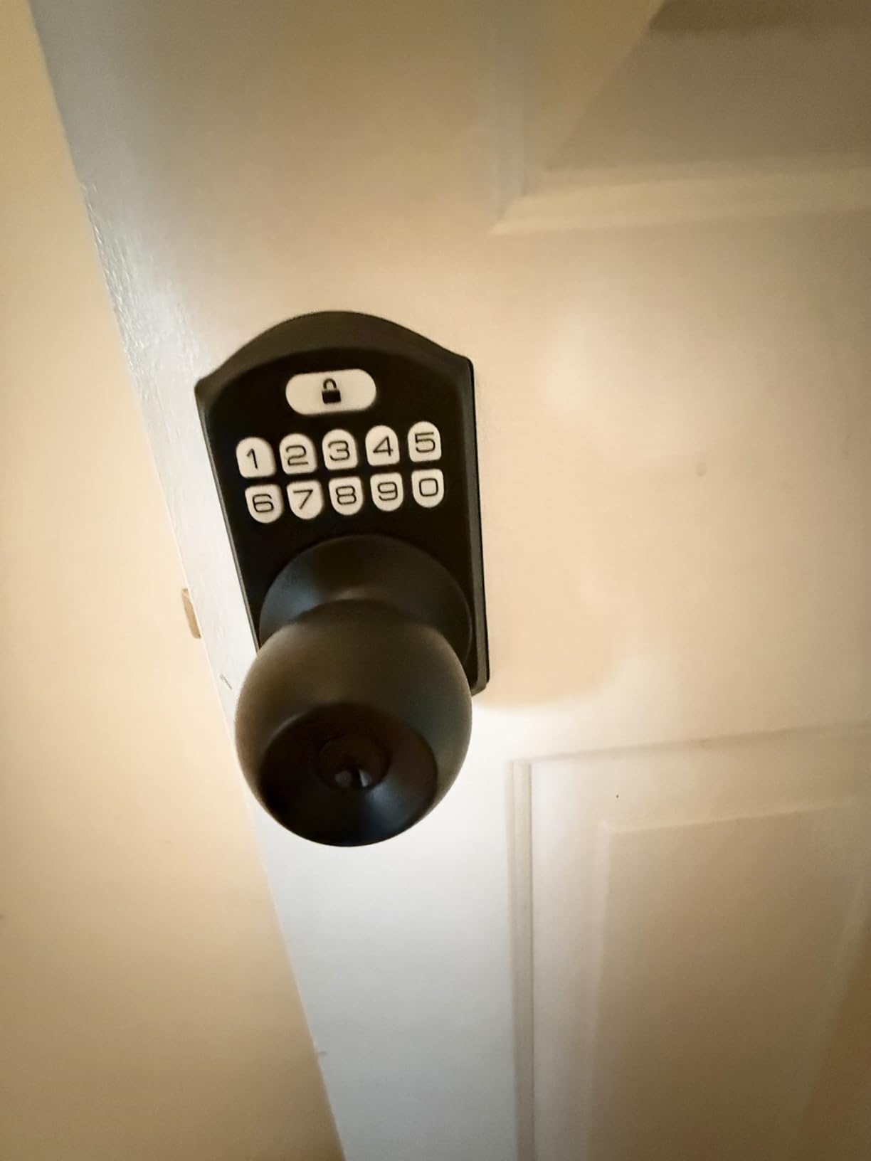 TEEHO TE001 Keyless Entry Door Lock with Keypad - Smart Deadbolt Lock for Front Door with 2 Keys - Auto Lock - Easy Installation - Satin Nickel customer photo 2