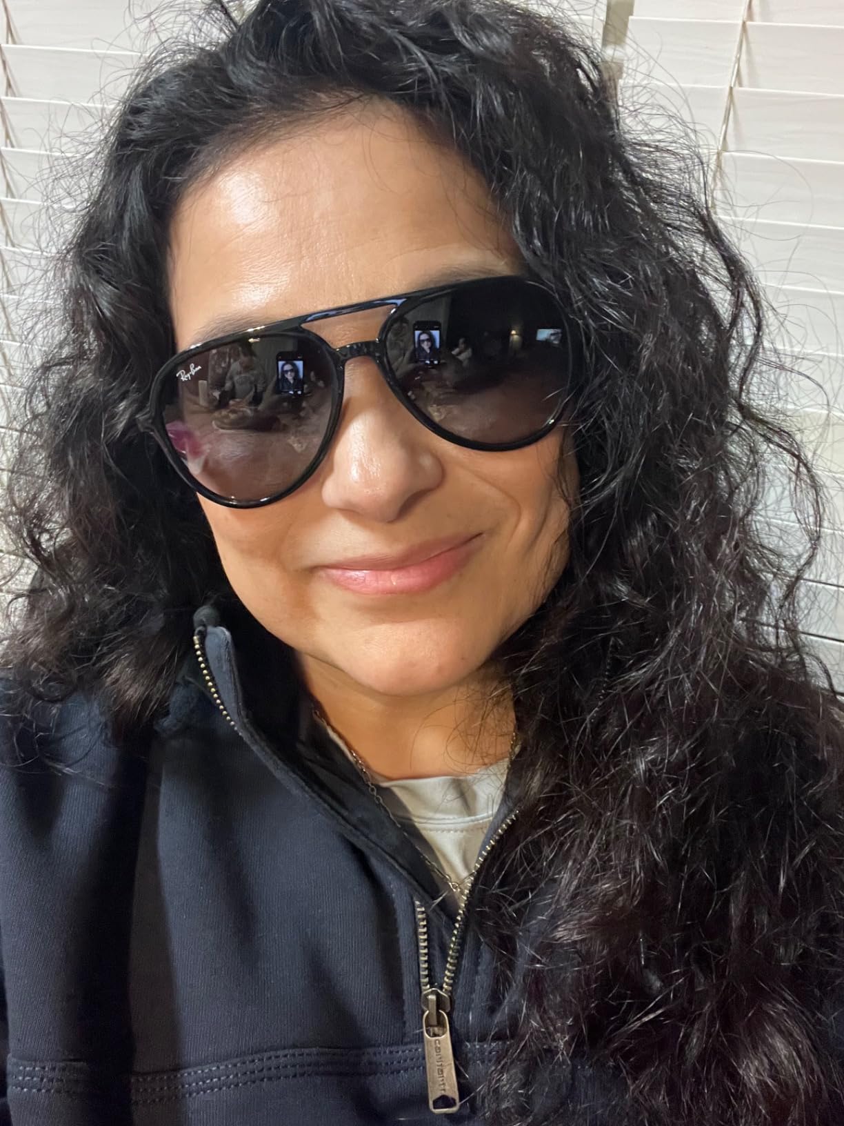 Ray-Ban RB4376 Pilot Sunglasses for Men for Women customer photo 2