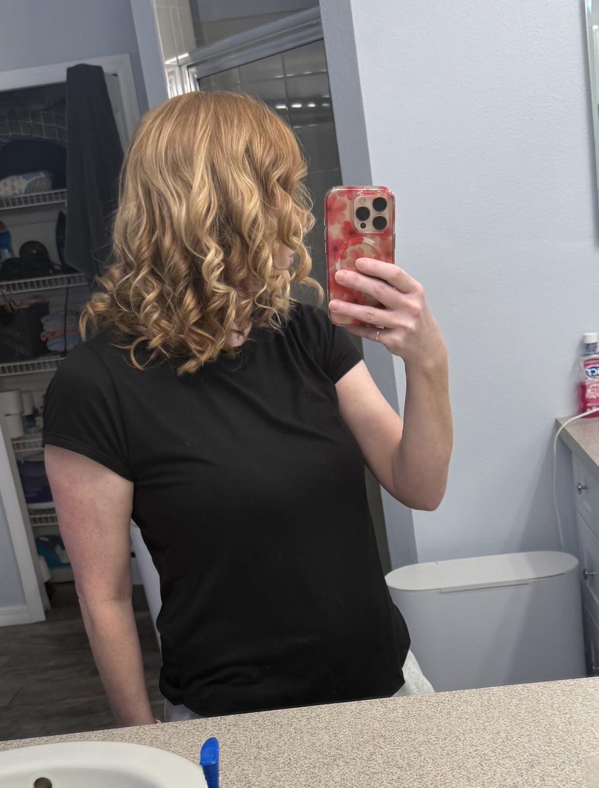 Remington Shine Therapy Argan Oil & Keratin Infused ½-1 Inch Tapered Curling Wand for Natural Curls, Includes Heat Glove customer photo 2