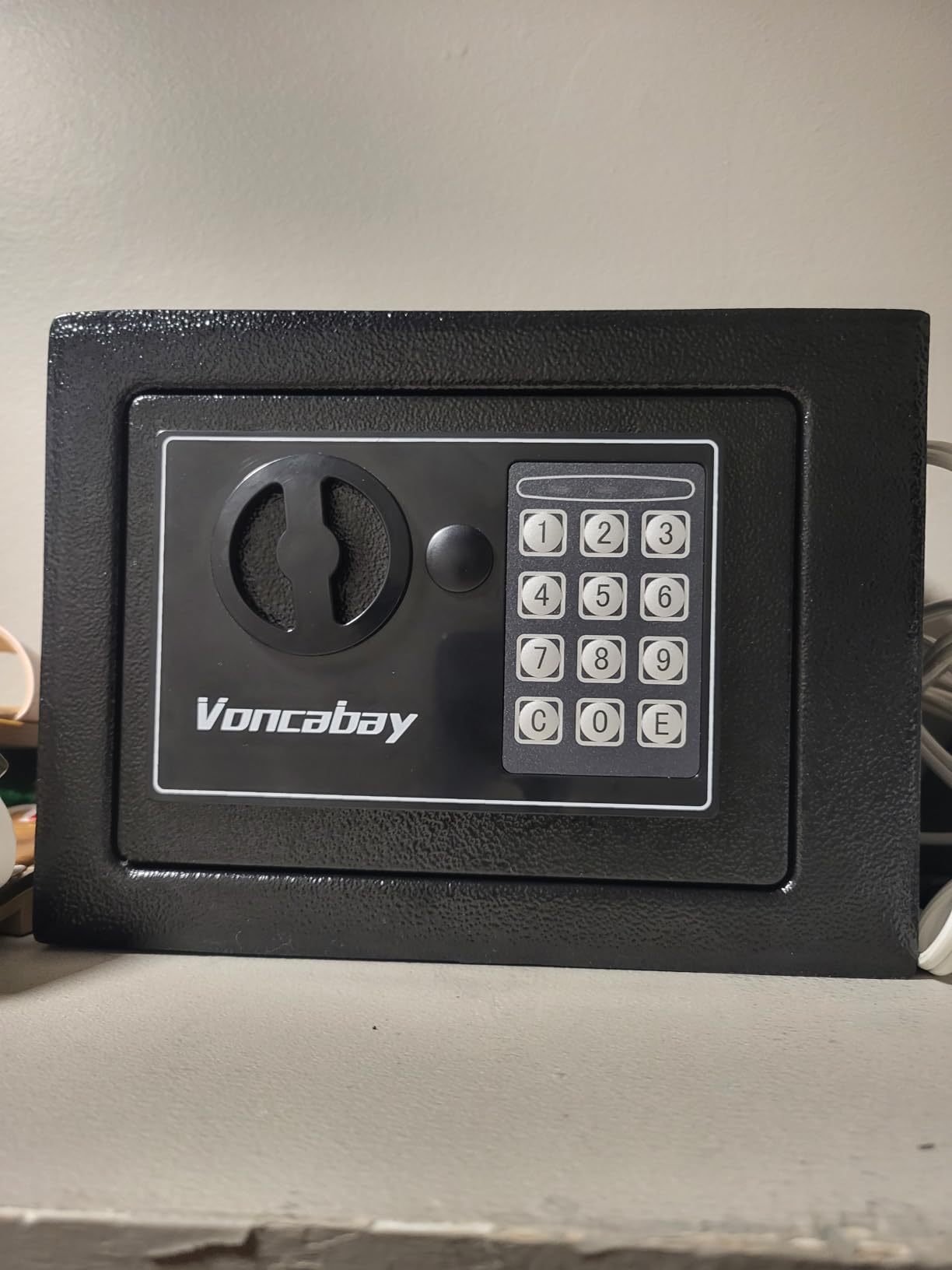 Voncabay Money Safe Box for Home with Sensor Light & Fireproof Money Bag, 0.23 Cubic Feet customer photo 1