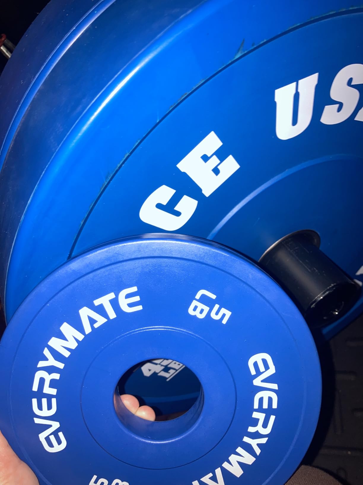 EVERYMATE Change Weight Plates 1.25LB 2.5LB 5LB Set Fractional Plate Olympic Bumper Plates customer photo 1