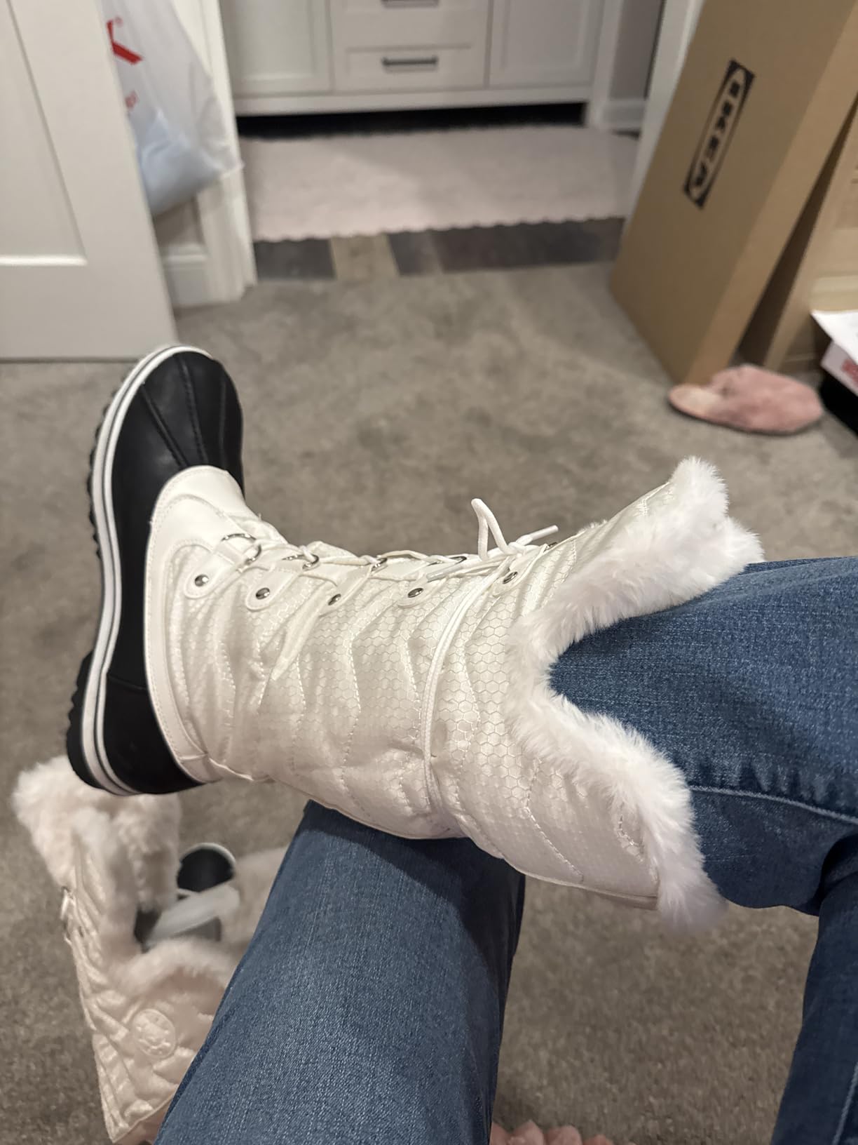 kingshow Globalwin Women's Snow Boots - Mid-Calf-Length Winter Boots For Women customer photo 1