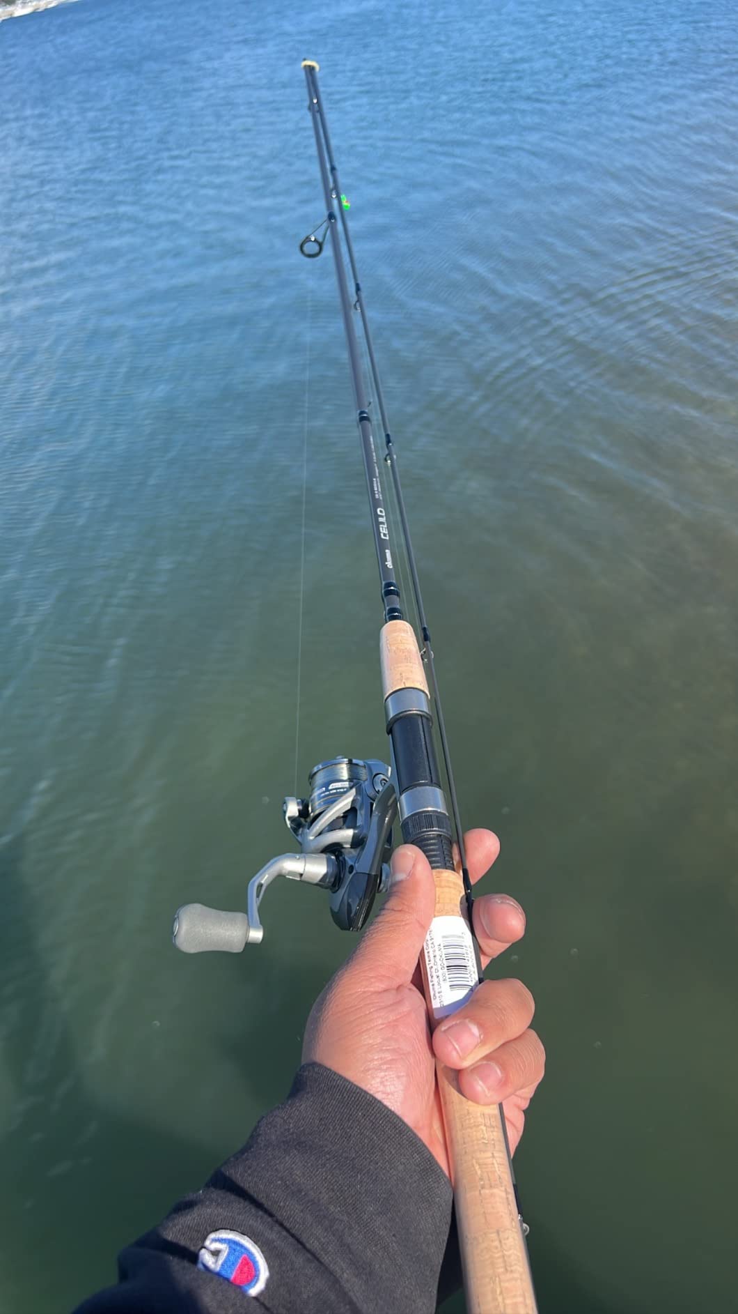 Okuma Celilo Graphite Lightweight Ultra Light Freshwater Rods, CE-S-802ULb, Black, 8' 0