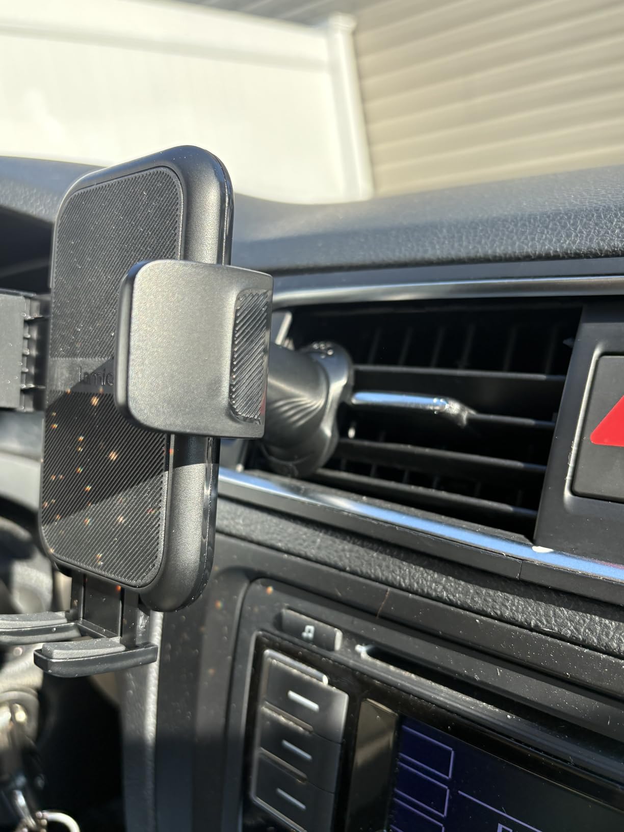 Lamicall 2026 Wider Clamp & Metal Hook Car Phone Holder Vent [Thick Cases Friendly] Phone Holders for Your Car Mount Gfts Automobile Hands Free Accessories for Women Men for iPhone 16 15 14 13 Pro Max customer photo 1