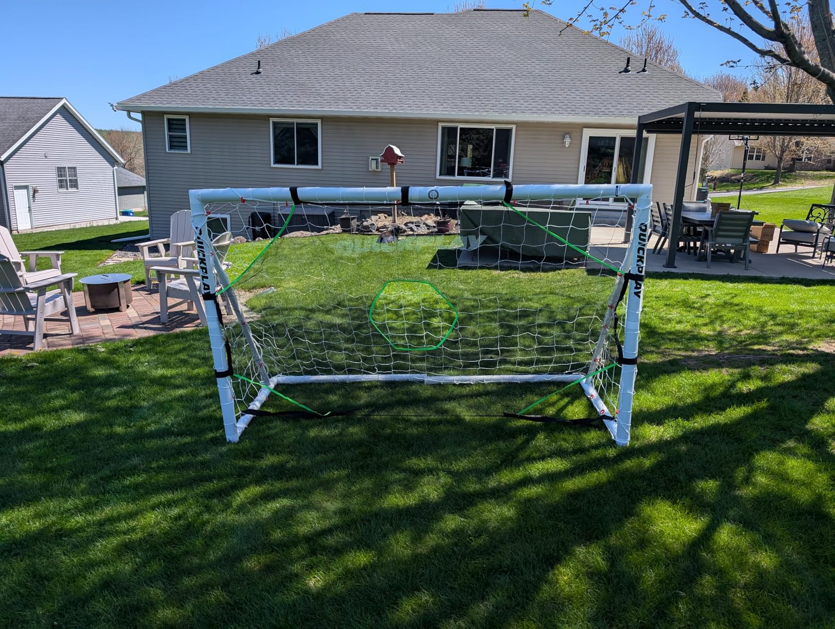 QUICKPLAY Q-Fold Soccer Goal | 30-Second Folding Design for Easy Setup | Portable & Weatherproof uPVC Soccer Goal customer photo 1
