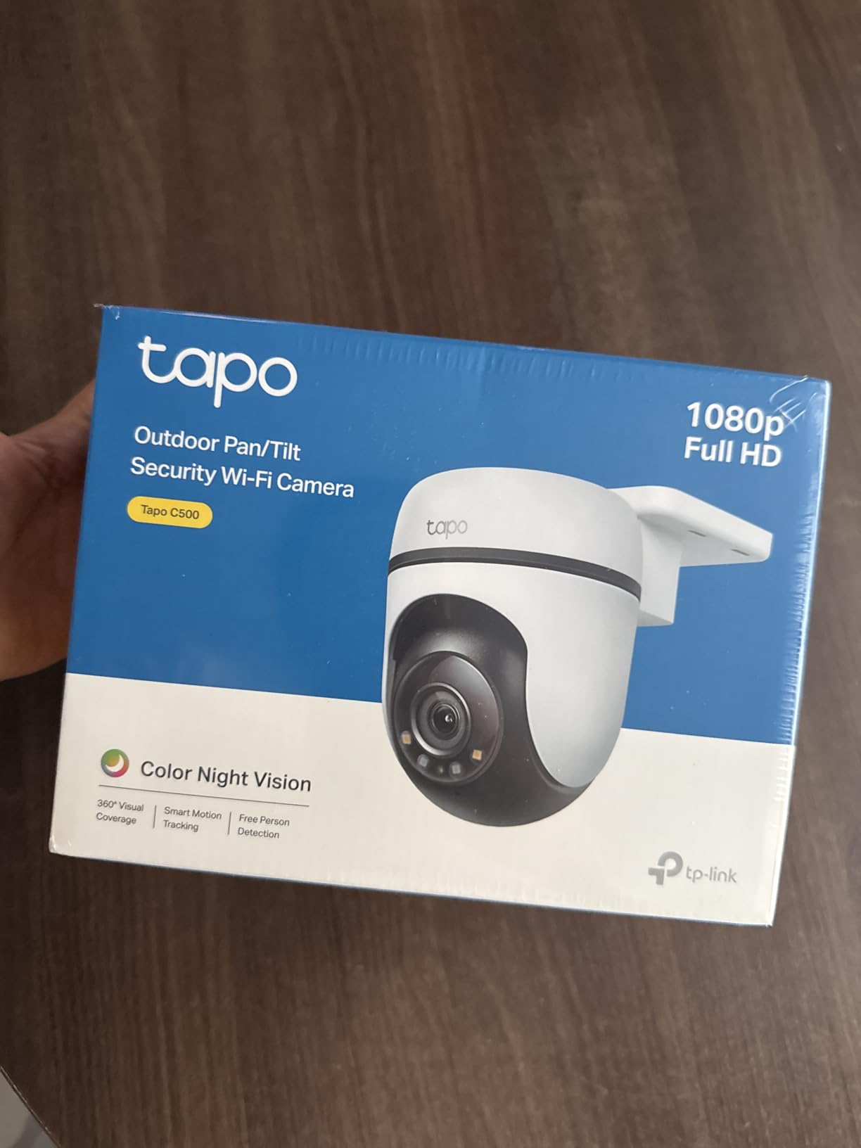 TP-Link Tapo C500 1080P Outdoor Wired Pan/Tilt Security Wi-Fi Camera, 360° View, Motion Tracking, Works with Alexa & Google Home, Night Vision, Free AI Detection, Cloud & SD Card Storage(up to 512GB) customer photo 2