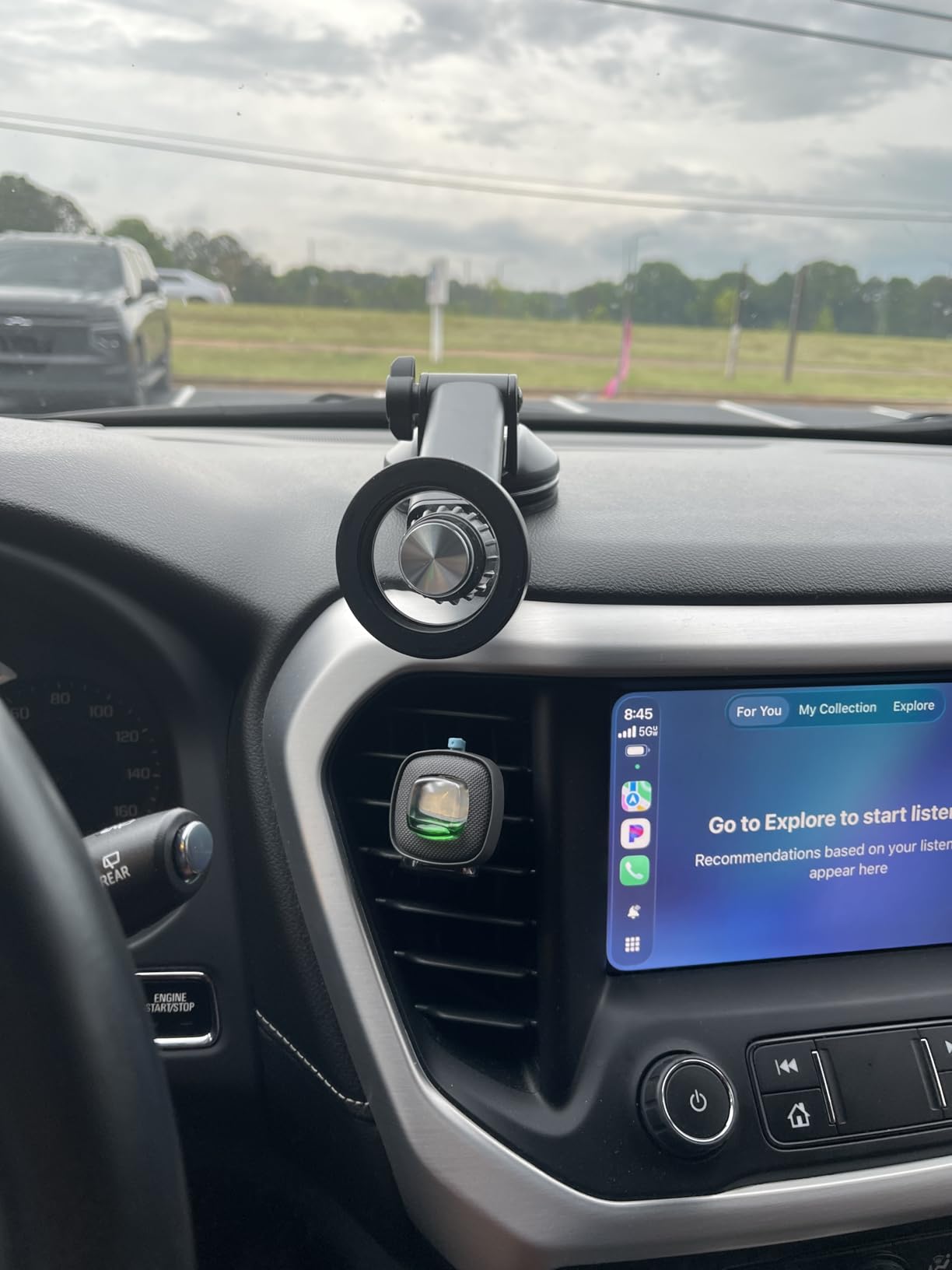Coolpow for MagSafe Car Mount【Windshield+Vent+Dash】 Magnetic Phone Holder for Car Phone Holder Mount Cell Phone Holders for Your Car Accessories for Women Men Camera Tripods Mount for iPhone 17 16 15 customer photo 1