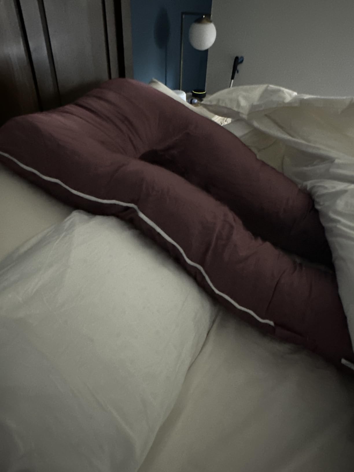 QUEEN ROSE Cooling Pregnancy Pillows, U Shaped Full Body Maternity Pillow for Pregnant Support, Rayon Derived from Bamboo, Buttery Soft, Super Breathable for Hot Sleeper customer photo 1