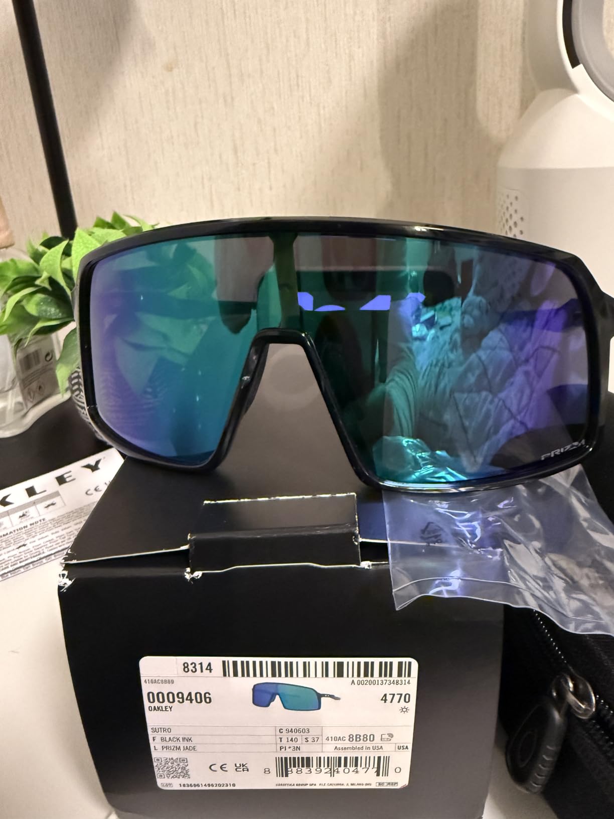 Oakley Mens OO9406 Sutro Rectangular Sunglasses with Prizm Lenses customer photo 1